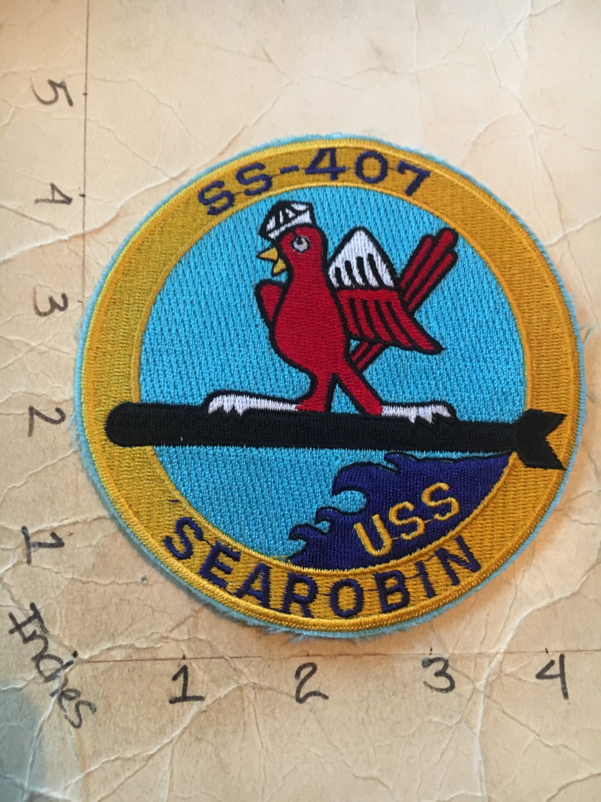 US NAVY USS Sea Robin SS-407 Submarine Patch 8/8/25