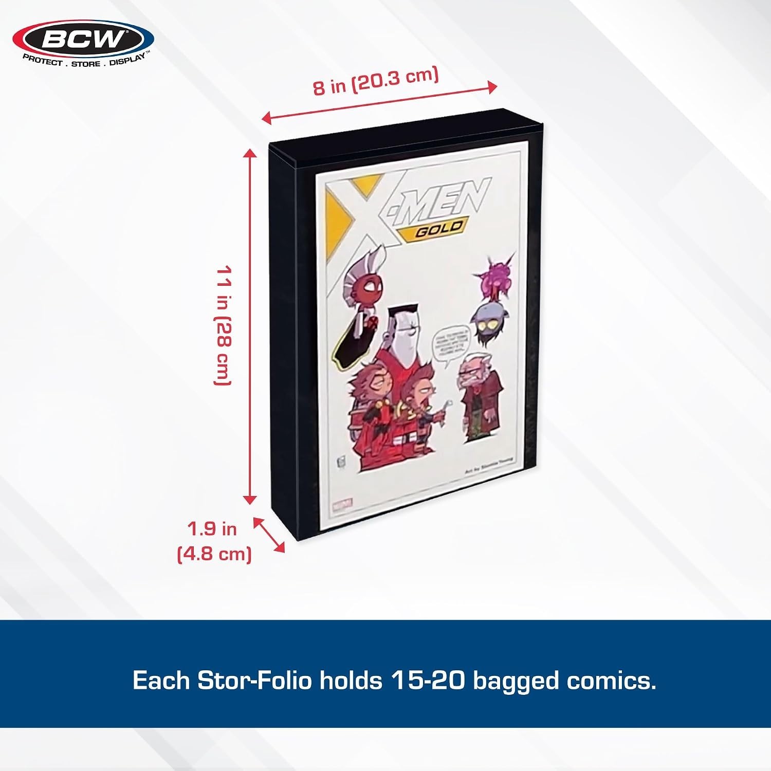 Comic Book Stor-Folio – 2 Pack | Comic Book Travel Case for Current & Silver ...