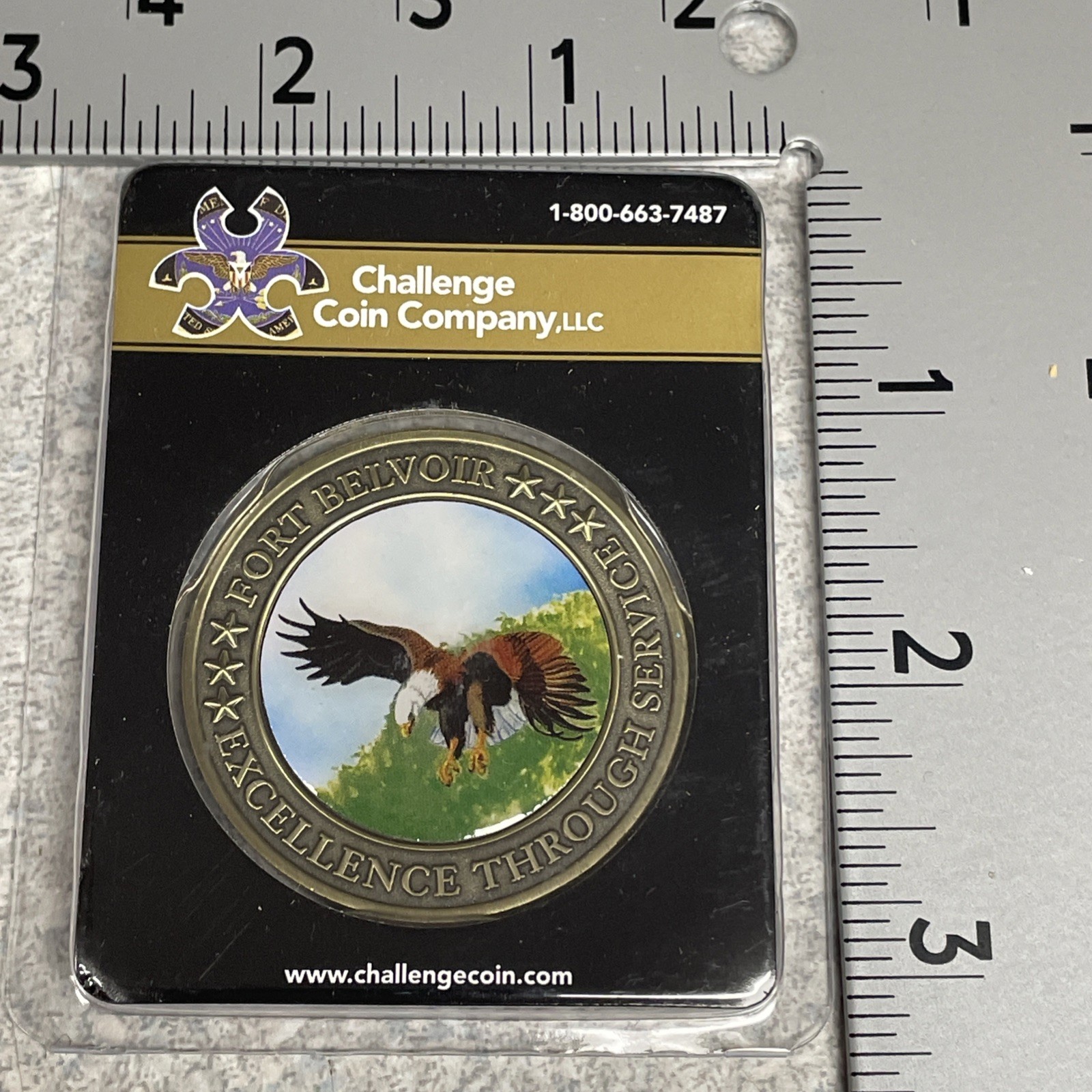Coin - Fort Belvoir - Military District Of Washington - Color Coin