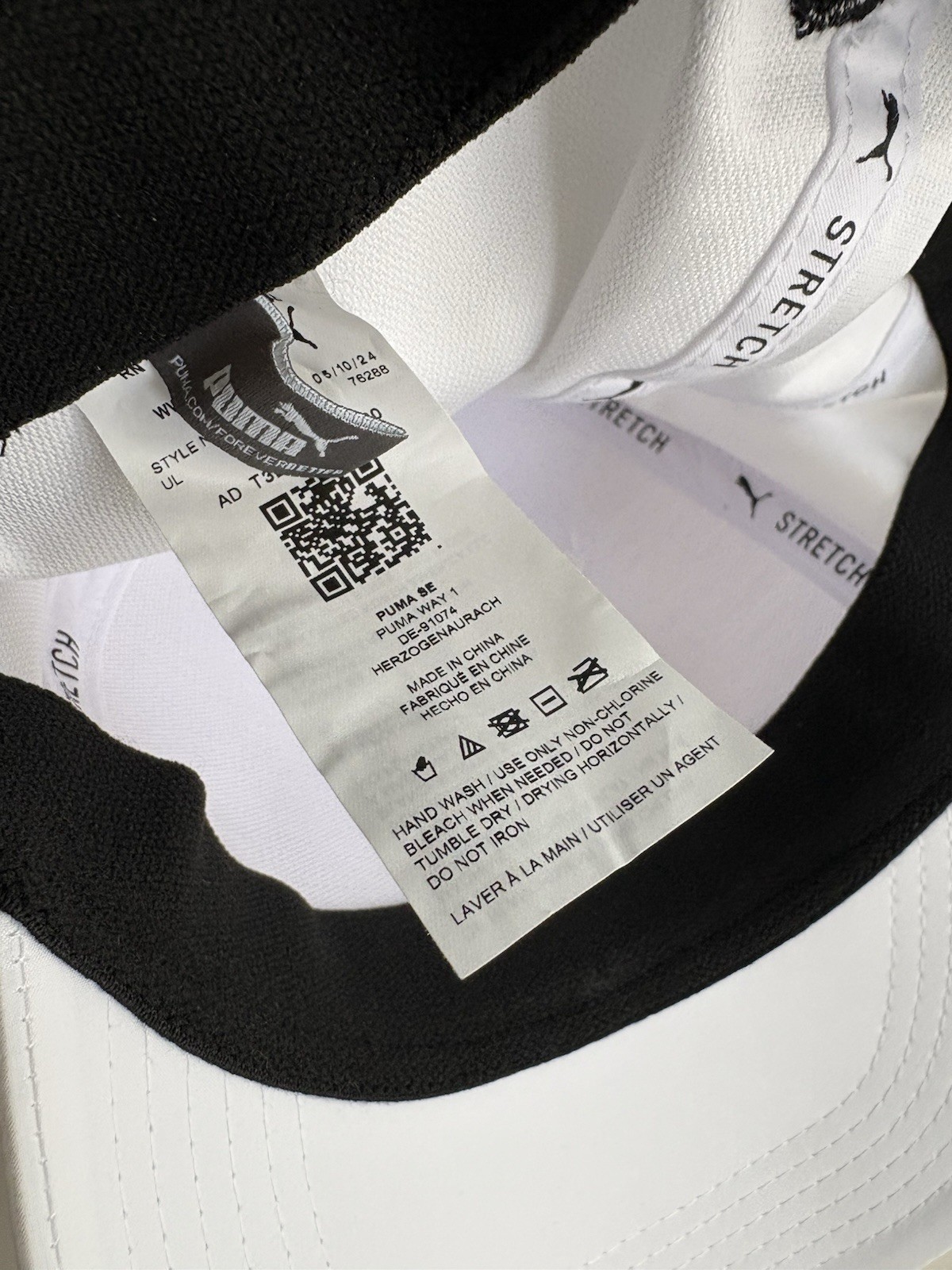 New Puma Force 3.0 White Stretch Hat L/XL