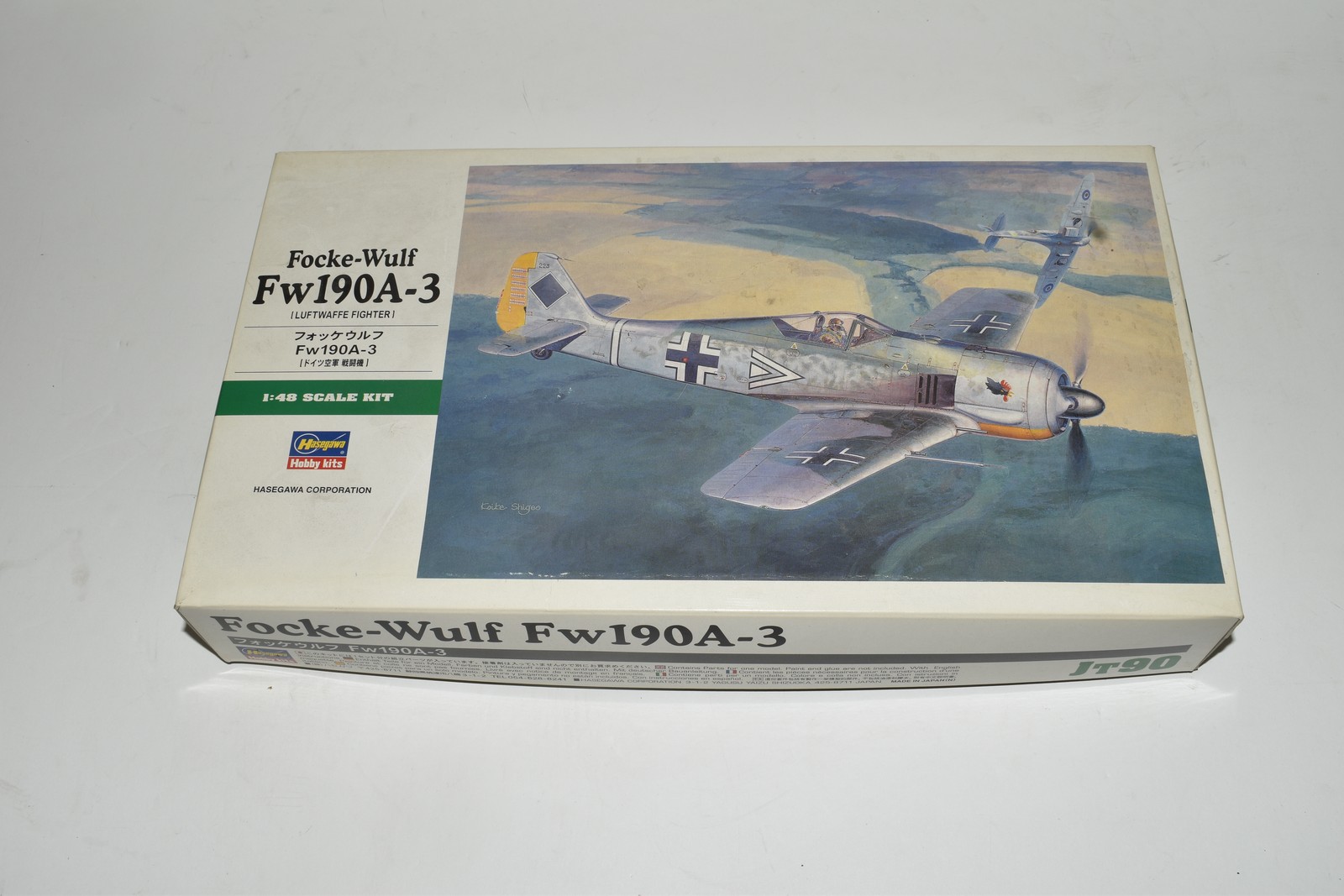 HASEGAWA 09090, 1/48 FOCKE-WULF FW190A-3 LUFTWAFFE FIGHTER PLASTIC MODEL (JKH50)