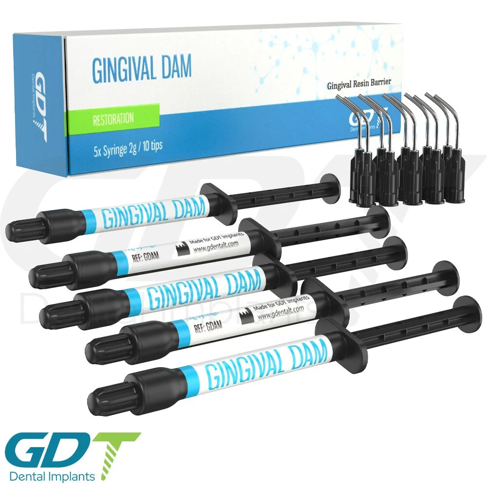 Dental Gingival Dam Resin Barrier Light Cure Gums Protection Teeth Whitening