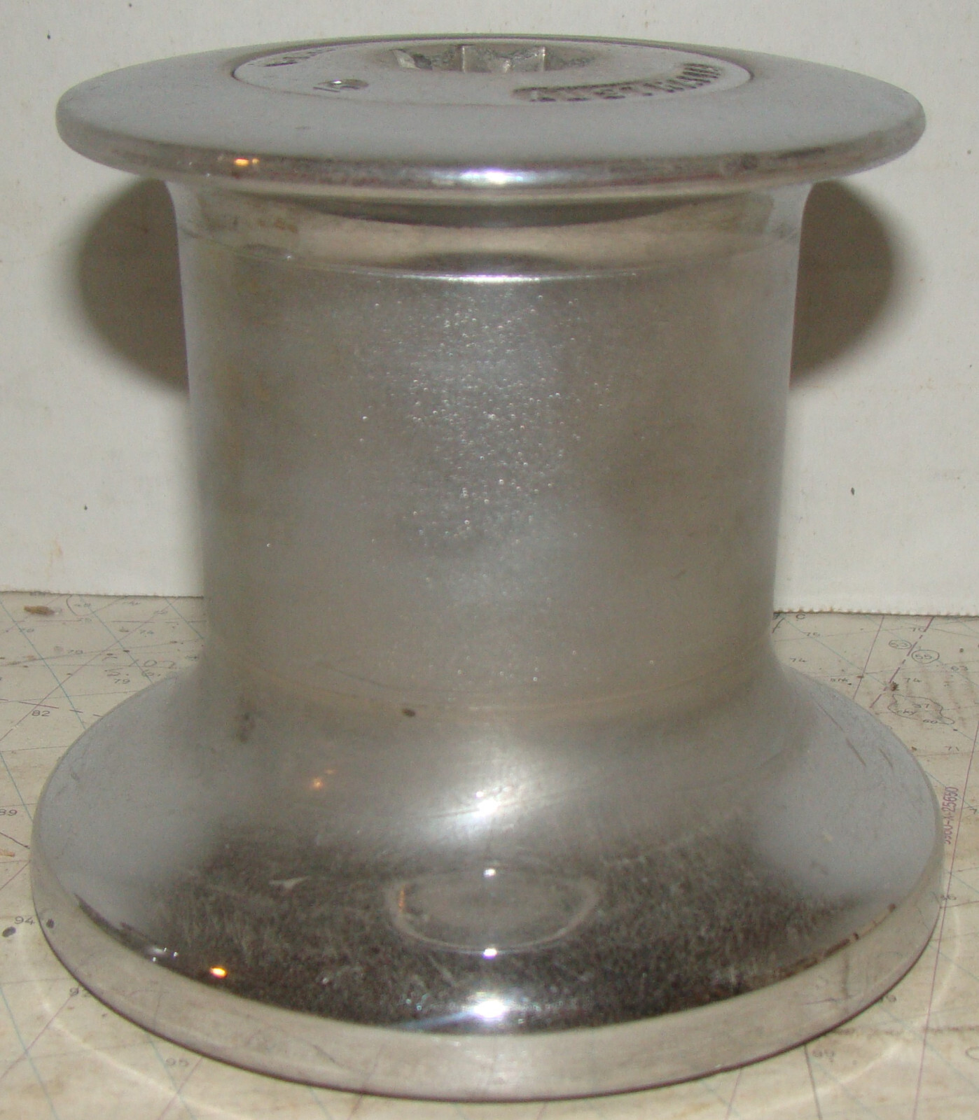 Vintage Barlow 16 Chromed Bronze Winch, Cleaned &Serviced - 4 available