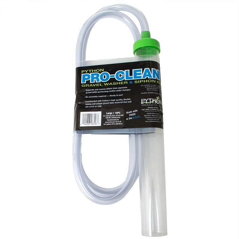 Python Pro Clean Aquarium Vacuum Gravel Washer (Pick a Size) Free Shipping