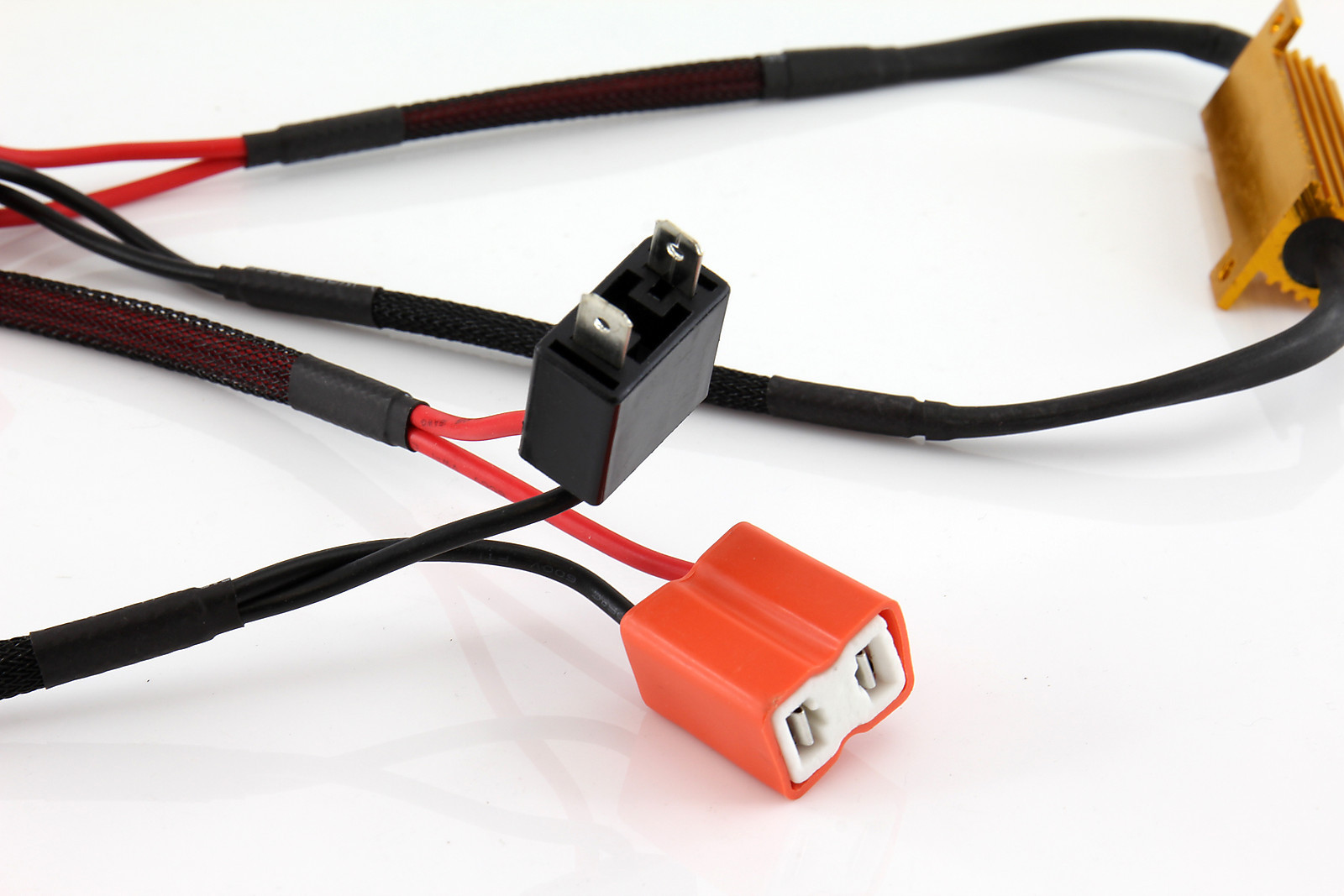 H7 LED DRL Fog Light Canbus 50W 6Ohm Load Resistor Wiring Canceller Decoder