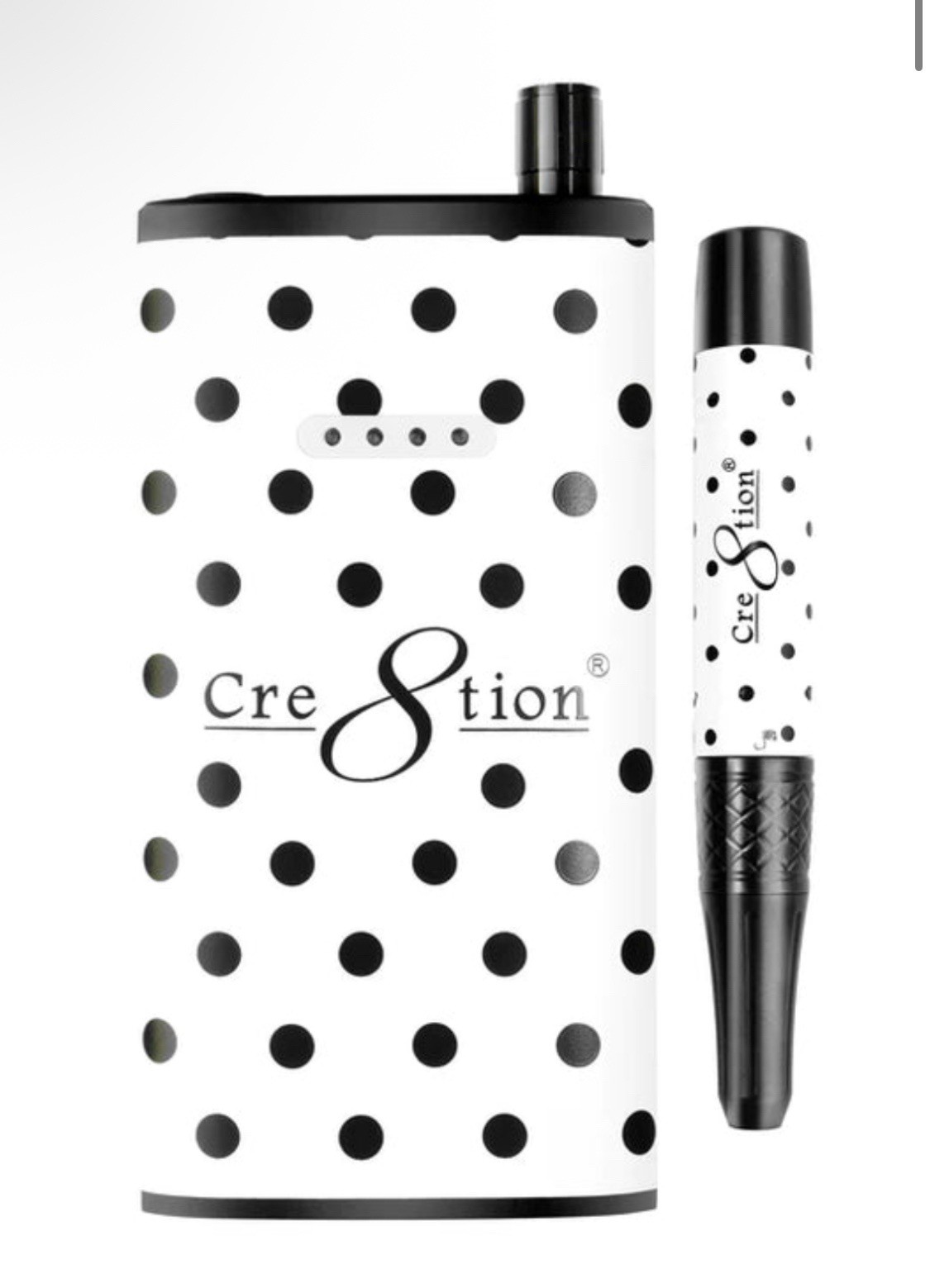 Creation Portable Nail Drill Machine 35000 RPM Kupa Gelish Polka Dot FAST SHIP