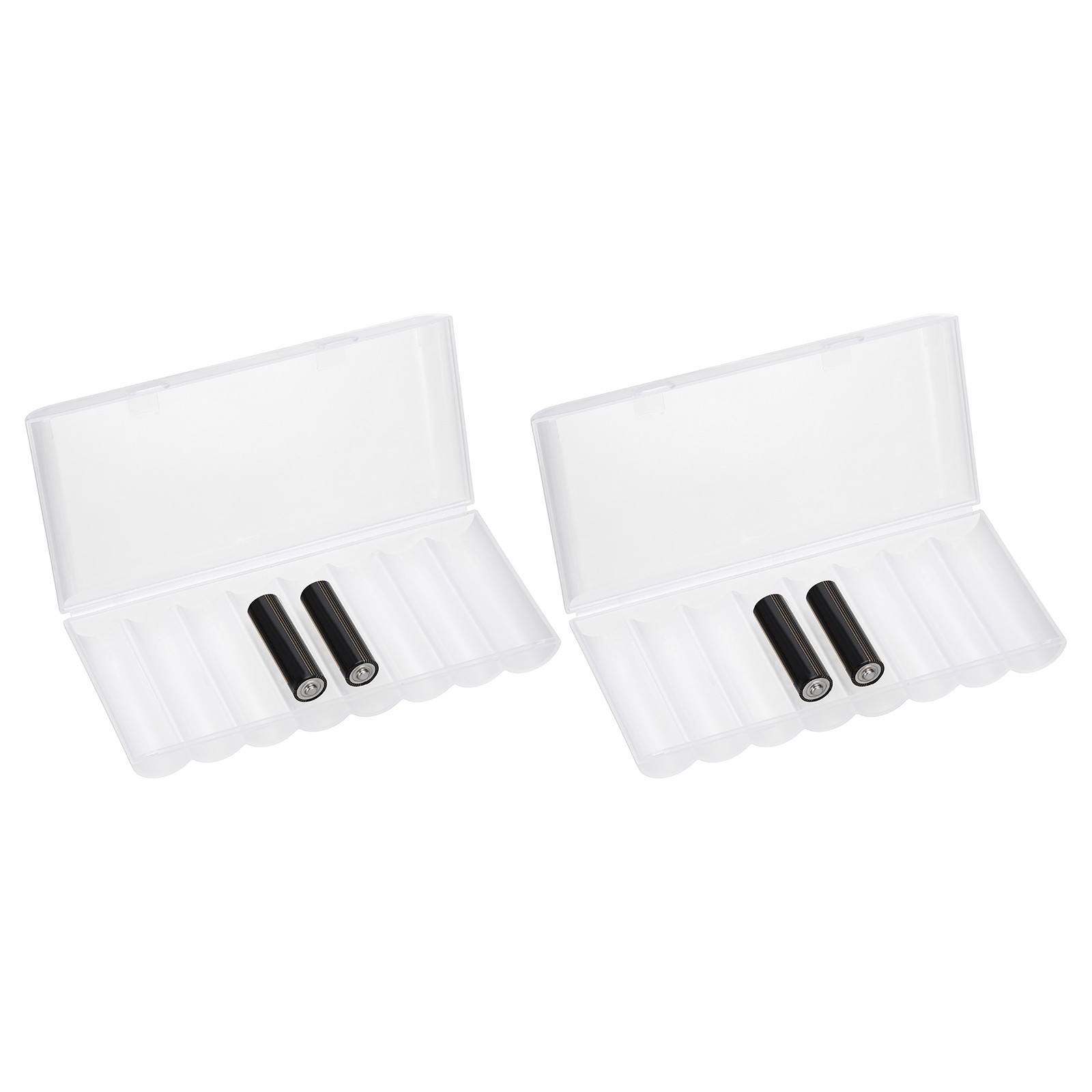 Battery Organizer Storage Box, 8 x 21700 Battery Storage Case Holder (Pack of 2)