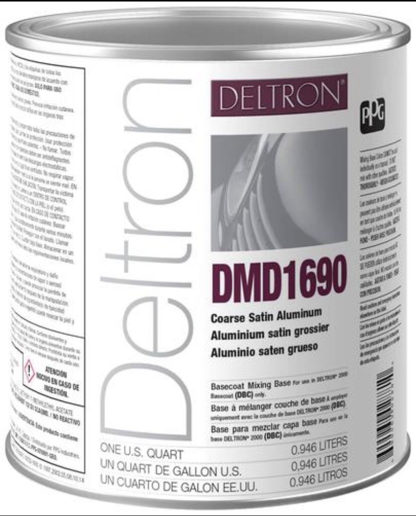 DMD1690 PPG Deltron Coarse Satin Aluminum 1 Gallon FREE SHIPPING!!!