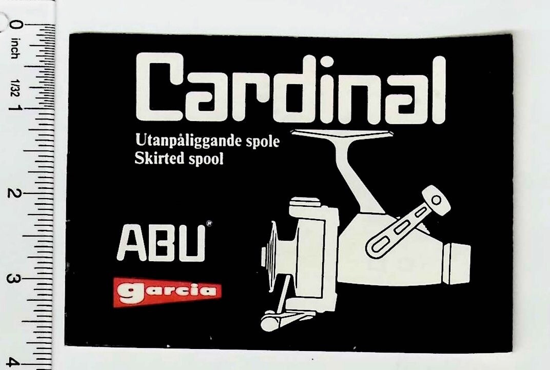 Garcia Cardinal  Spinning Reel Manual Parts List #135