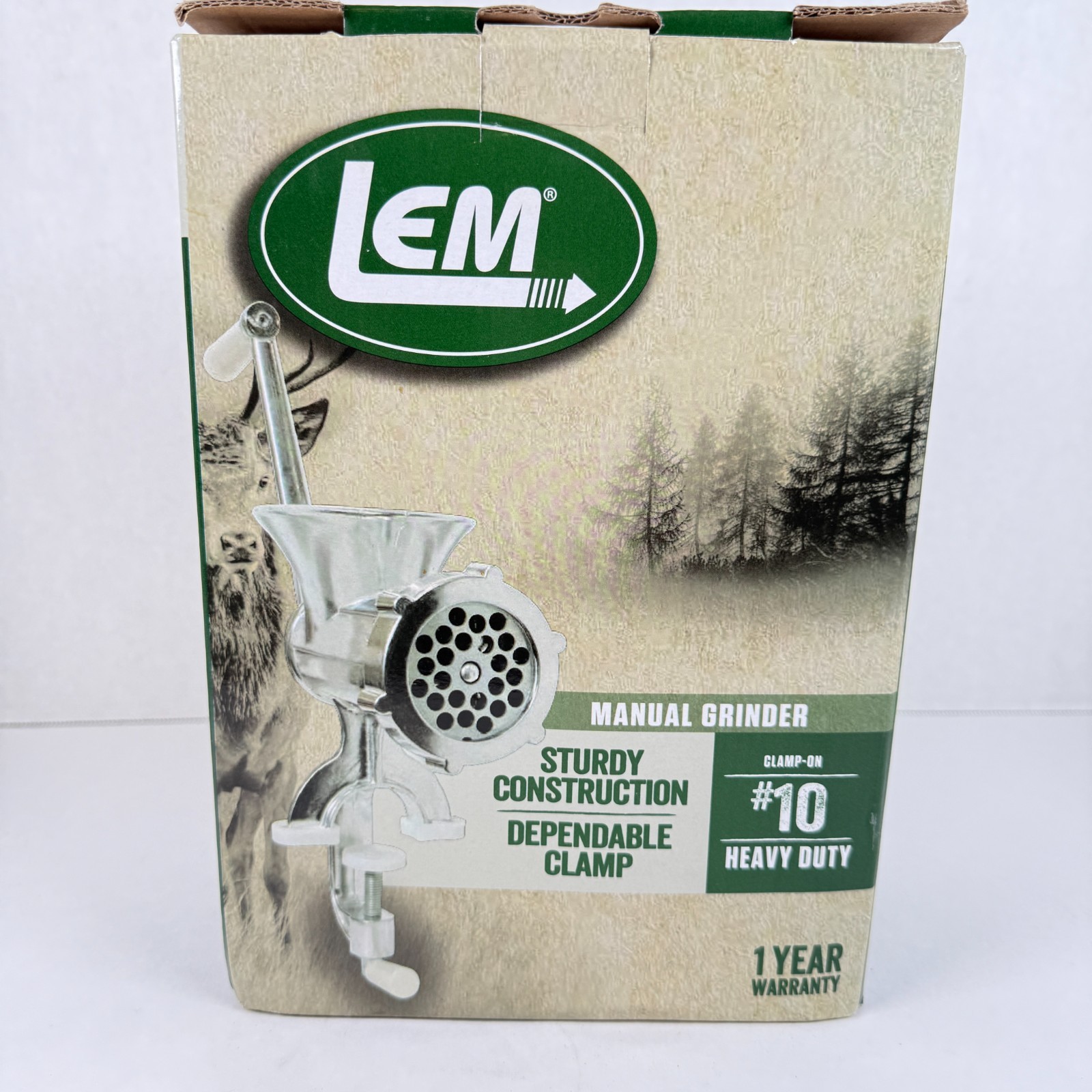 LEM #10 Heavy Duty Aluminum Clamp-on Manual Hand Grinder 3/8" and 3/16" Plates