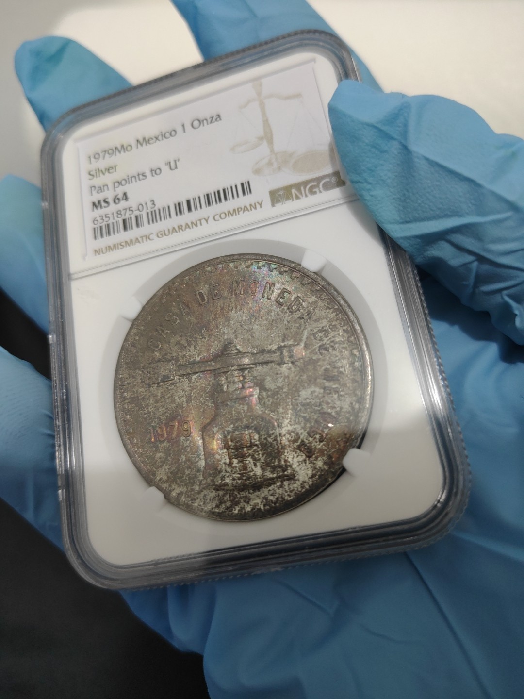 1979 1 oz Balance MS64 NGC with Toning