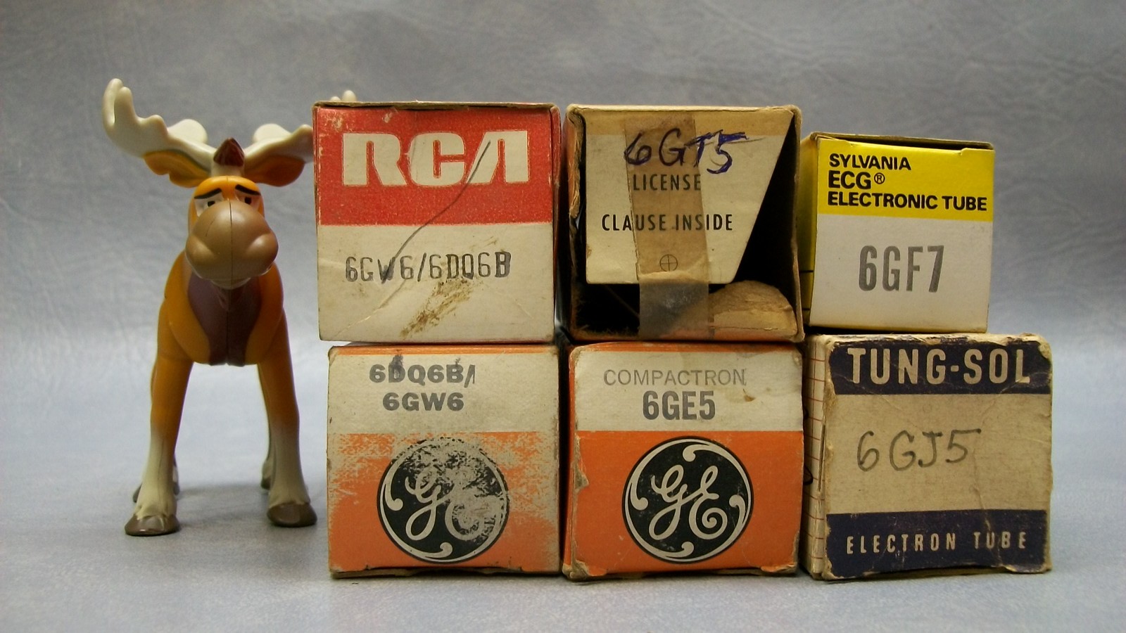 6GE5, 6GF7, 6GJ5, 6GT5, 6GW6 / 6DQ6B Vacuum Tubes  Lot of 6