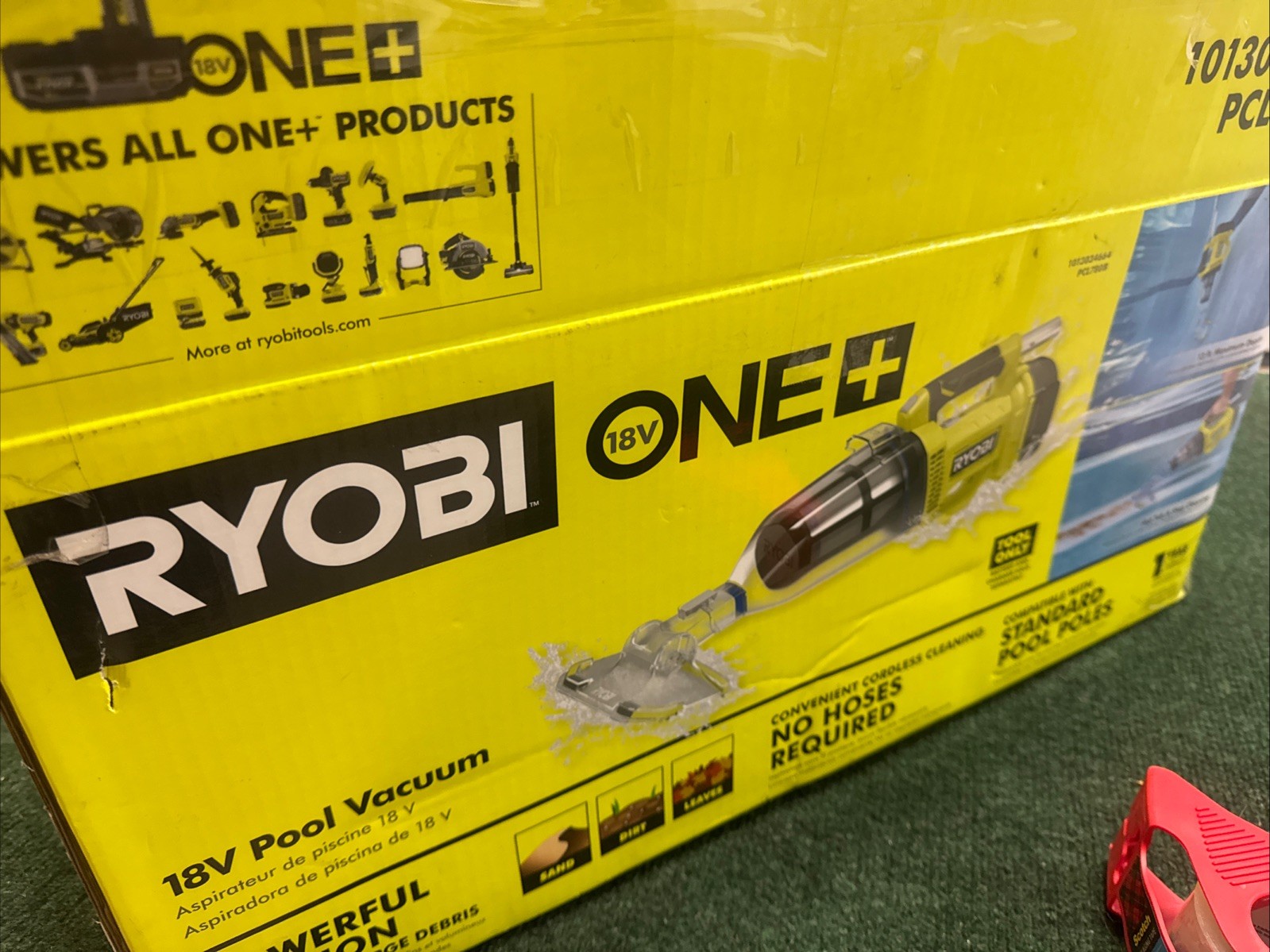 Ryobi P3500 ONE+ 18v Underwater Pool Vac/Vacuum Missing Filter Read
