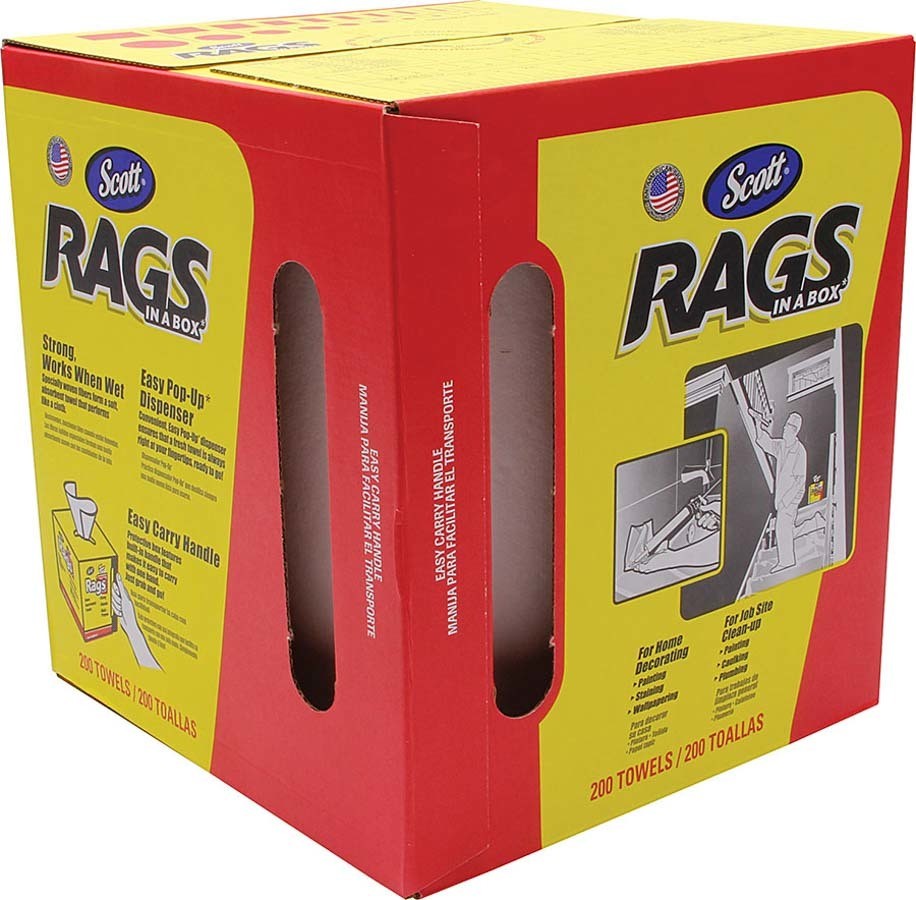 Allstar Performance ALL12005 Scott Rags 200 ct. Box