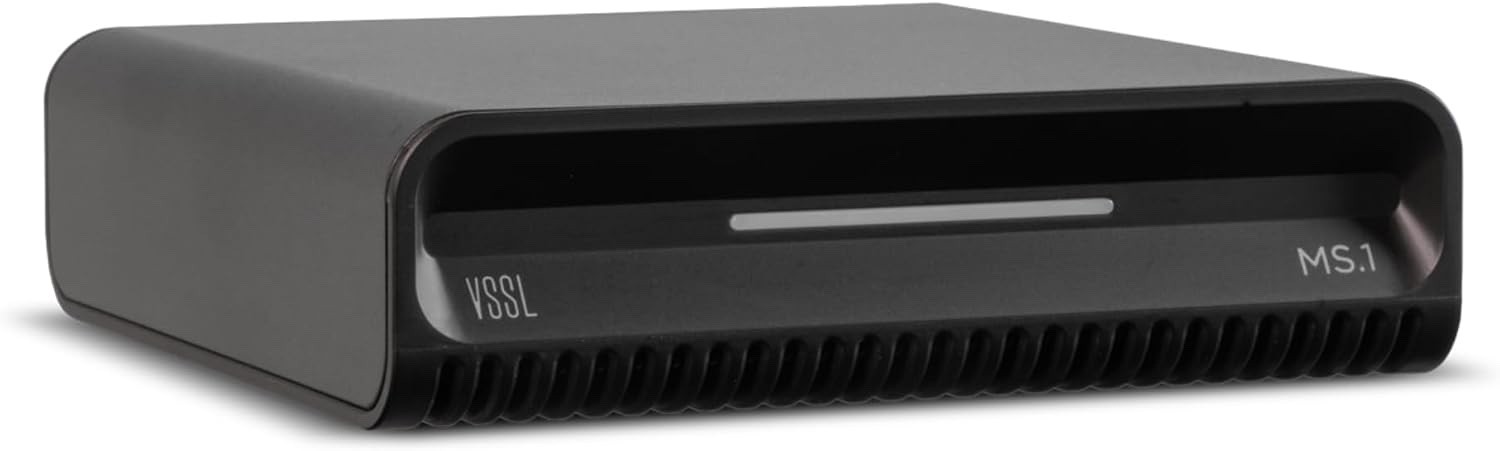 VSSL MS.1 AirPlay 2 Wireless Audio Streamer | Google Cast, Spotify Connect |