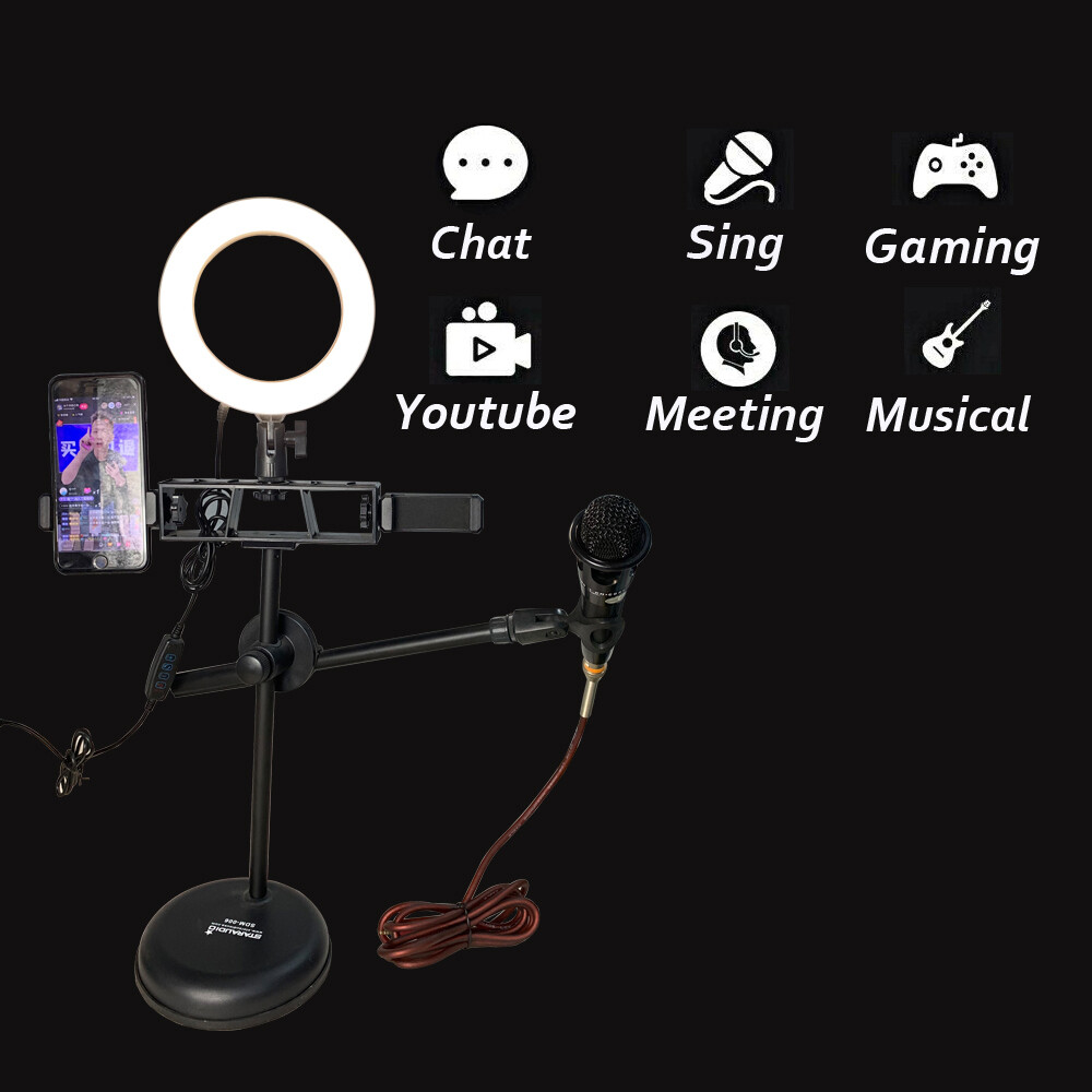 Elecrect Condense Cardioid Microphone Wired Handheld Recording Complete Live Mic