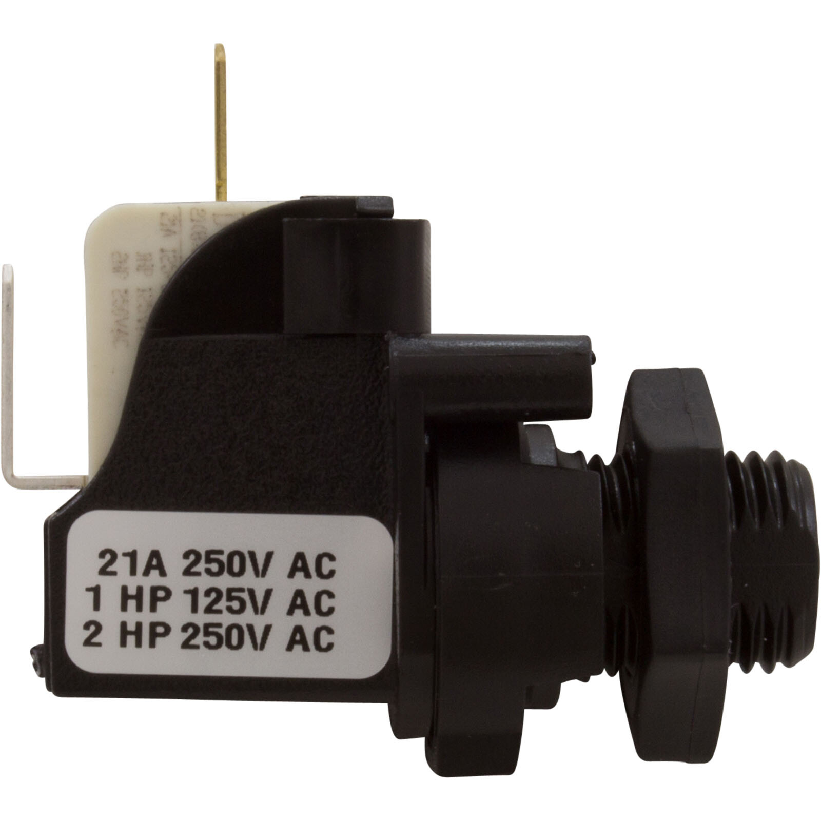 Herga Electric 6871-AEF-U526 Latching Air Switch 9/16-18 Thread with Nut