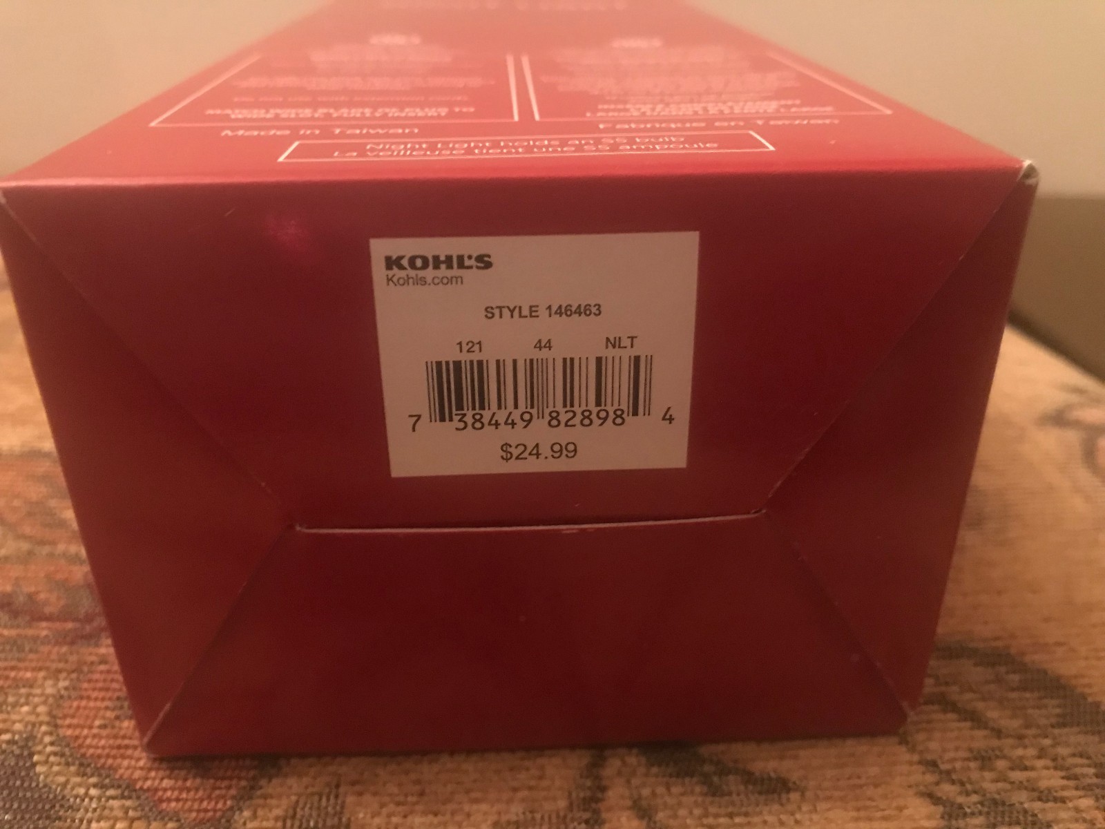 New in Box Santa Night Light