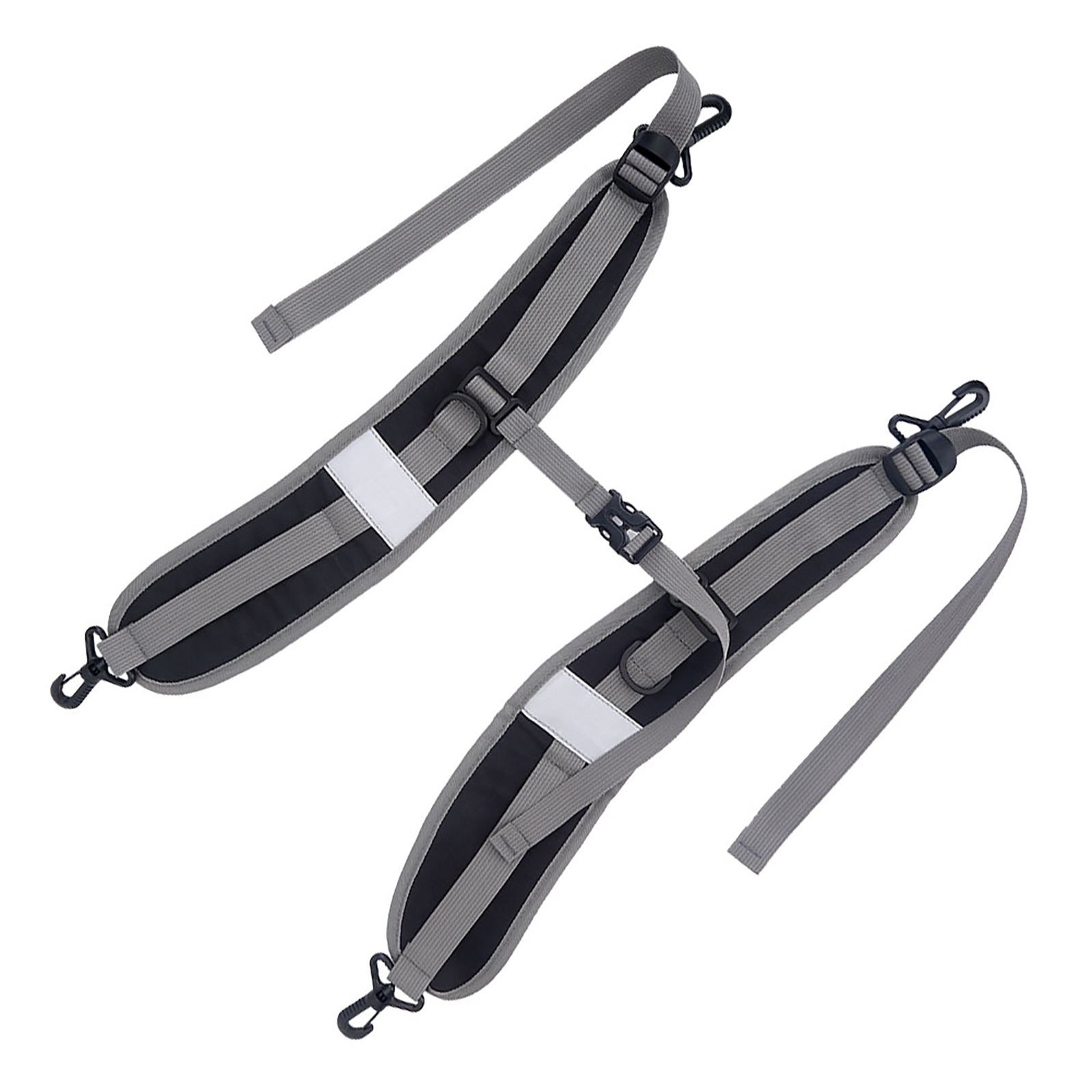 1 Pair Waterproof Nylon Adjustable Shoulder Straps Replacement for Backpack