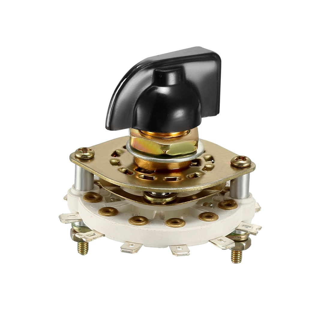 3P3T 3 Pole 3 Position 1-Deck Band Channel Rotary Switch Selector