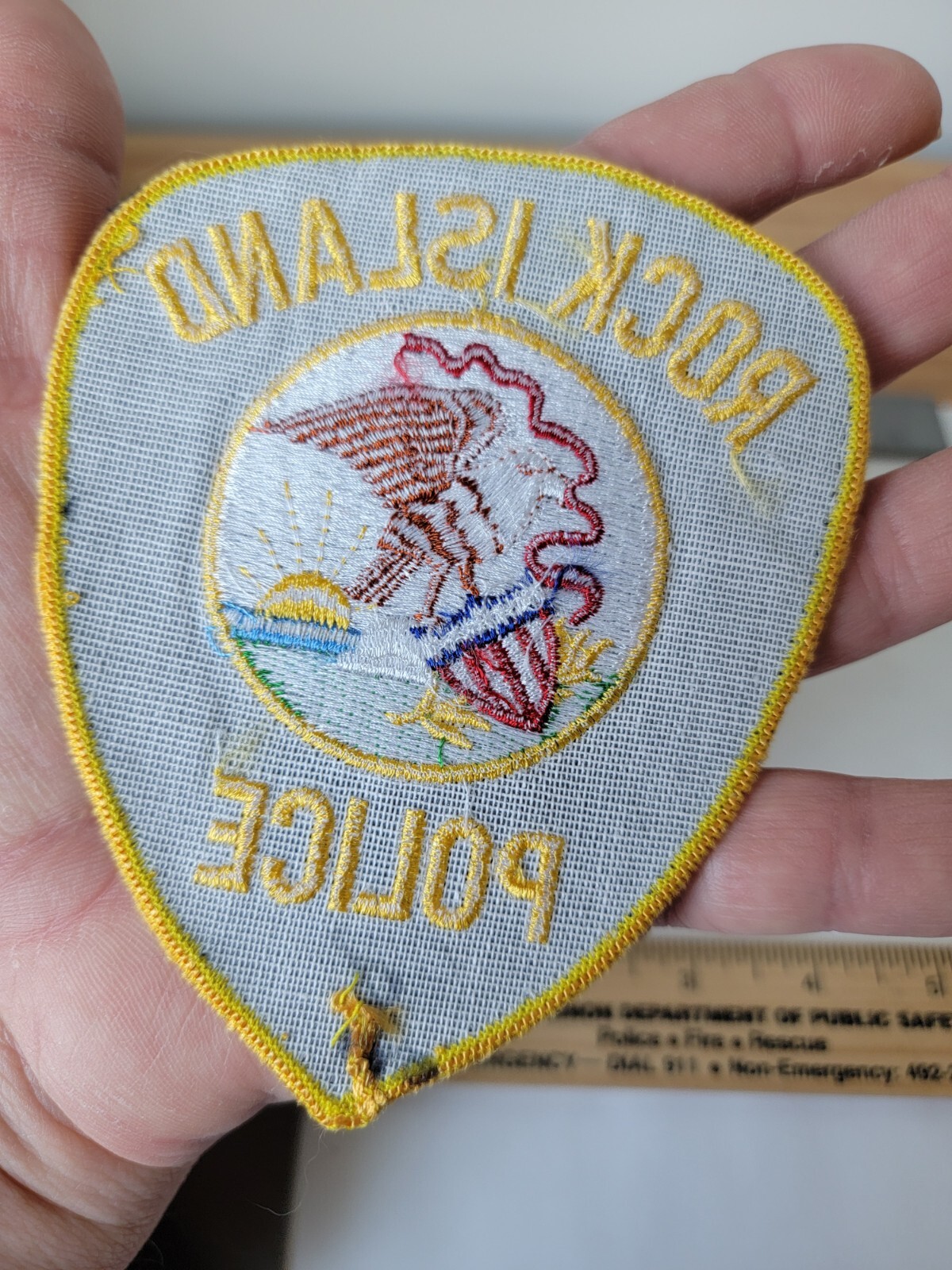 MK1 B3 Police patch Illinois Used Rock Island
