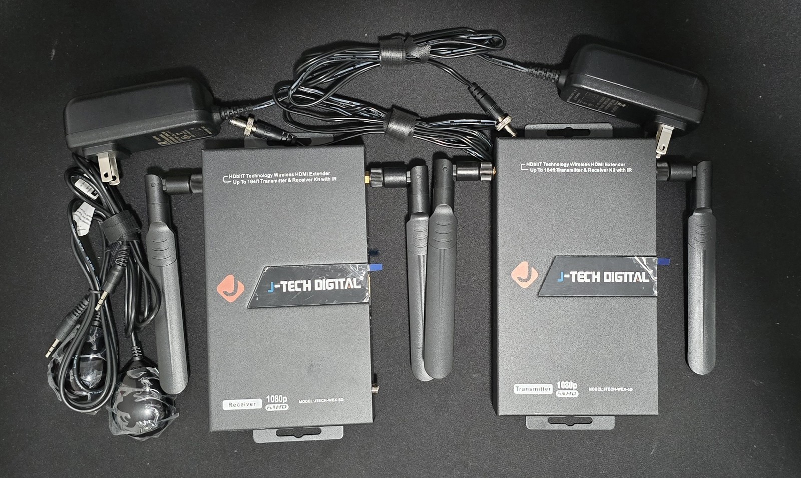 J-Tech Digital JTECH-WEX-5D Wireless HDMI Extender 1080p 164ft TX RX IR