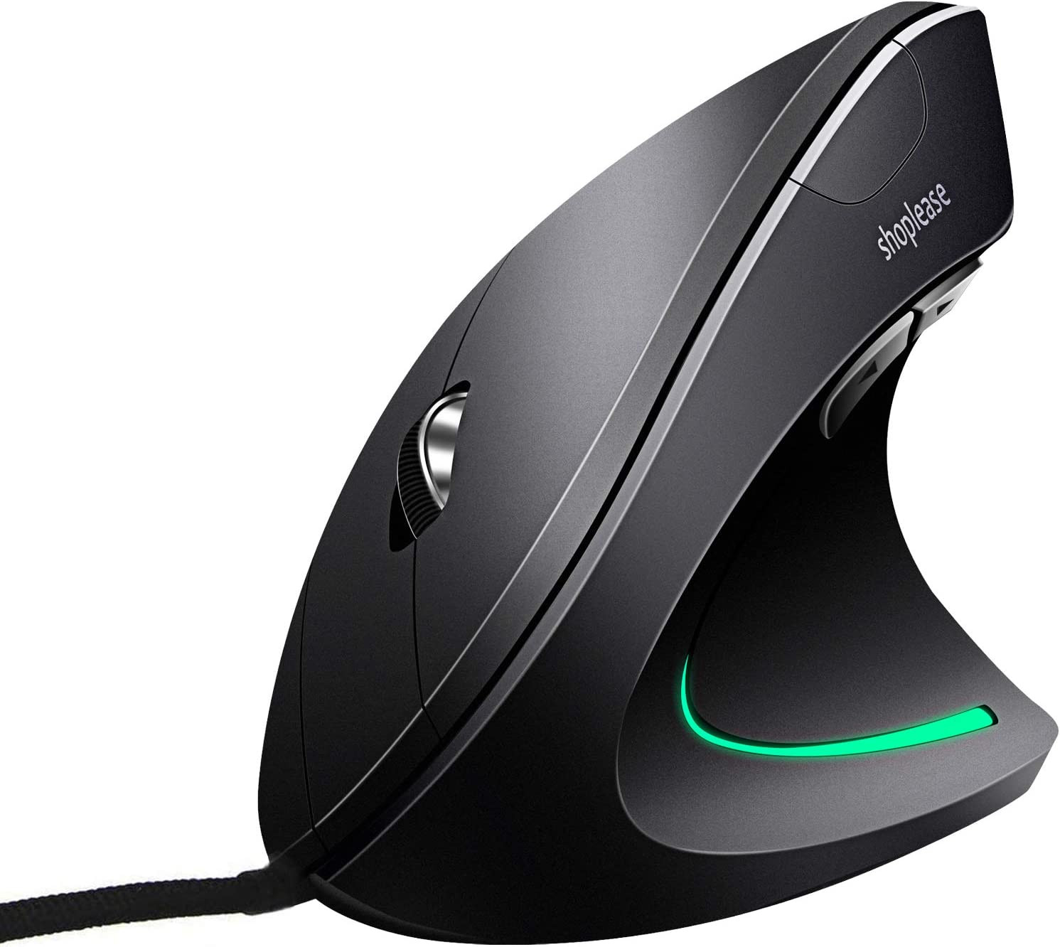 Wired Vertical Mouse, Optical Ergonomic Mouse with 4 Adjustable 800/1200/2000/32