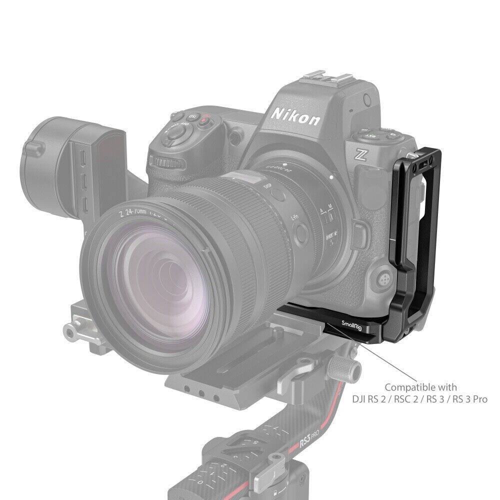 SmallRig Z 8 L-Bracket for Nikon Camera Quick Release L-Shape Mount Plate -3942