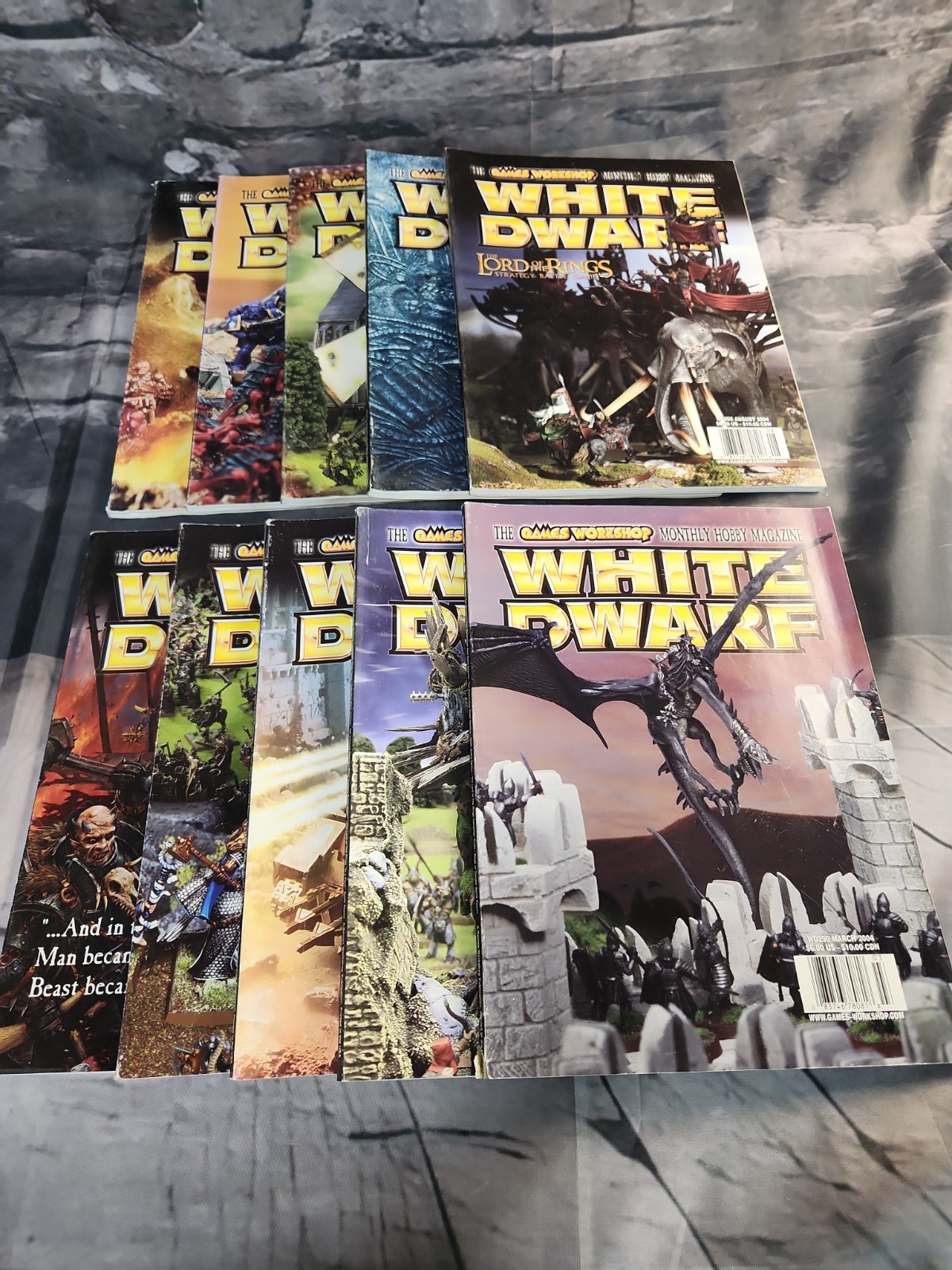 White Dwarf Magazine Lot Issues 290-299