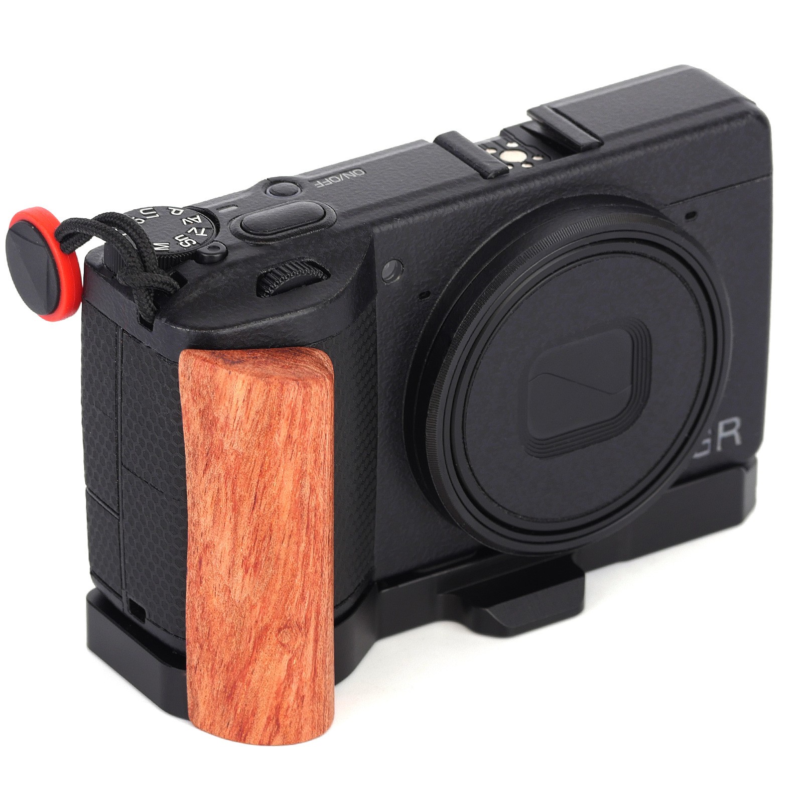 Rose Wood L Hand Grip for RICOH GR4 GR IV Camera Handle