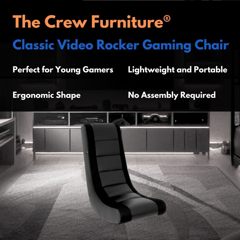 Ergonomic Classic Video Rocker Gaming Chair Portable Floor Chair Kids Teens New