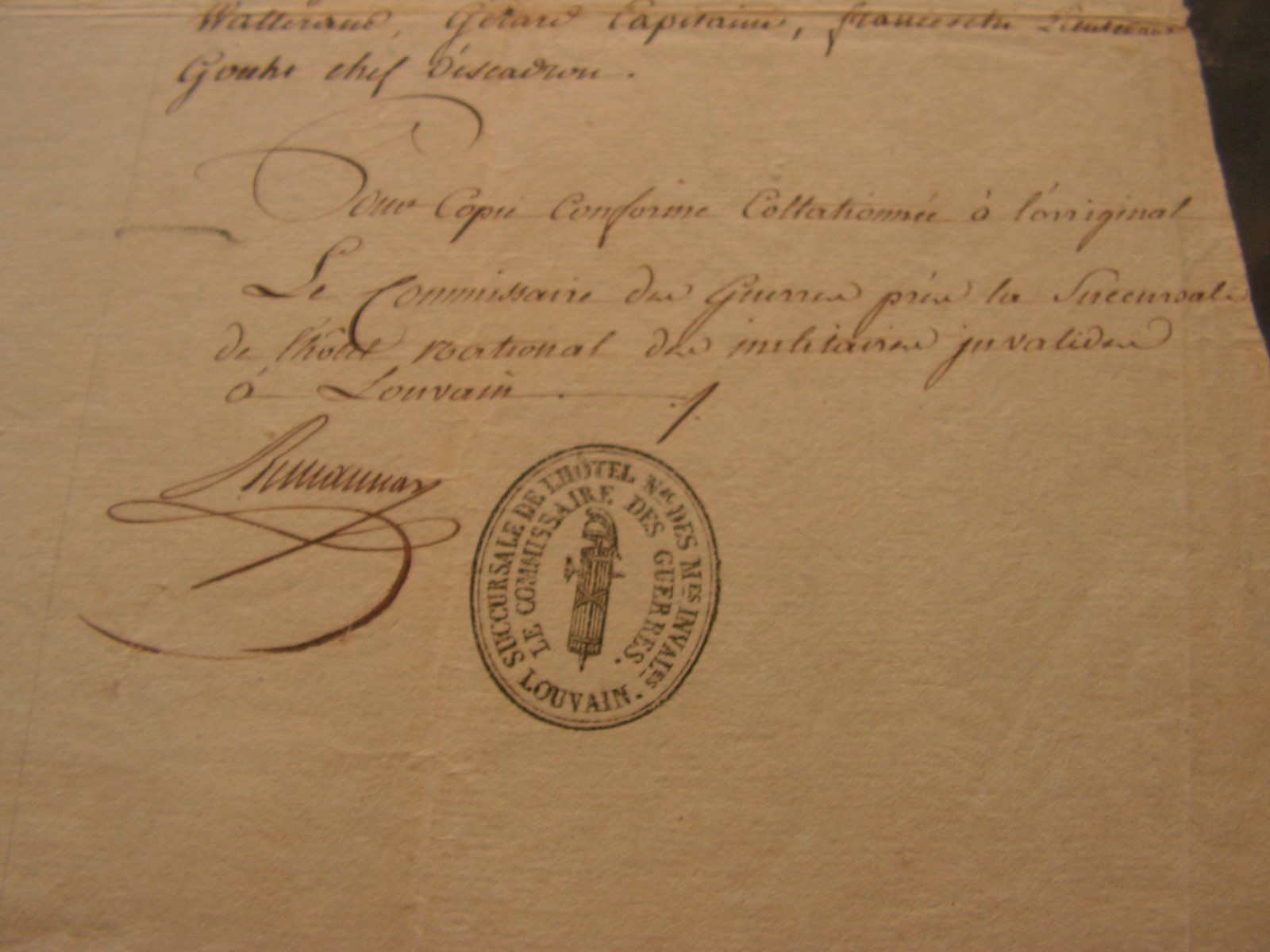 Document Regiment Hussar 1792, Ref 6000