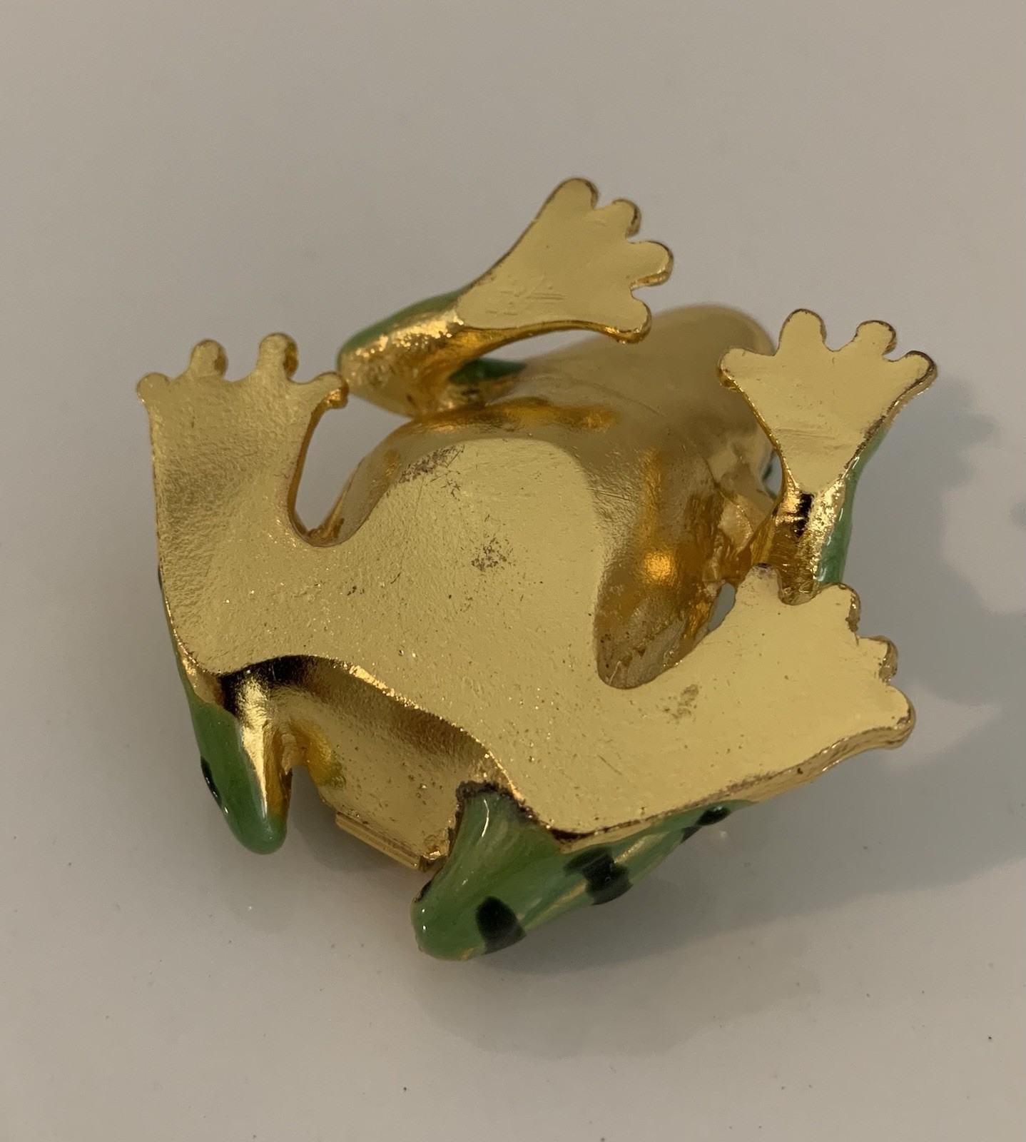 Sparkling FROG HINGED BOX, Crystal Accents, NEW