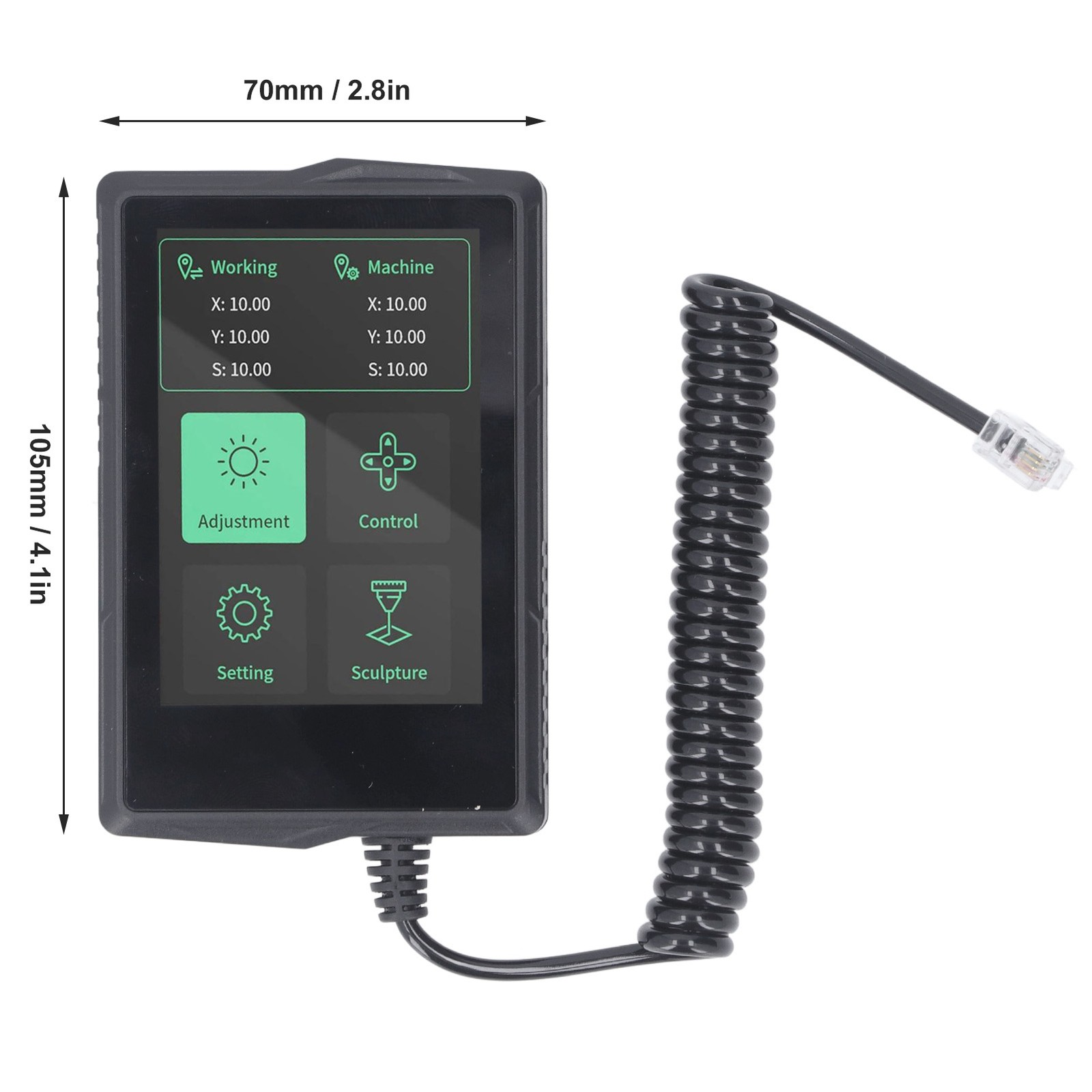 3.5 Inch Offline Color Touch Panel Handheld Offline Controller Board For TTS55