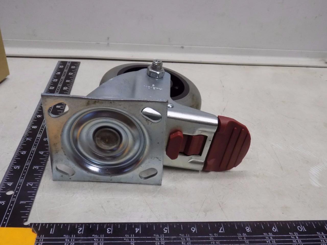 Albion 5x2 Plated Swivel Caster w/ Brake
