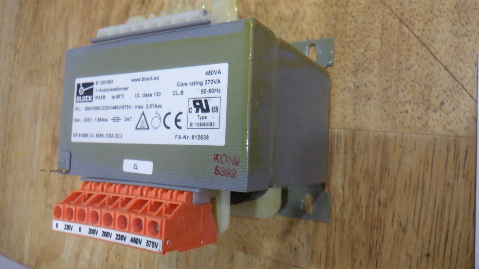Block autotransformer b 1301063