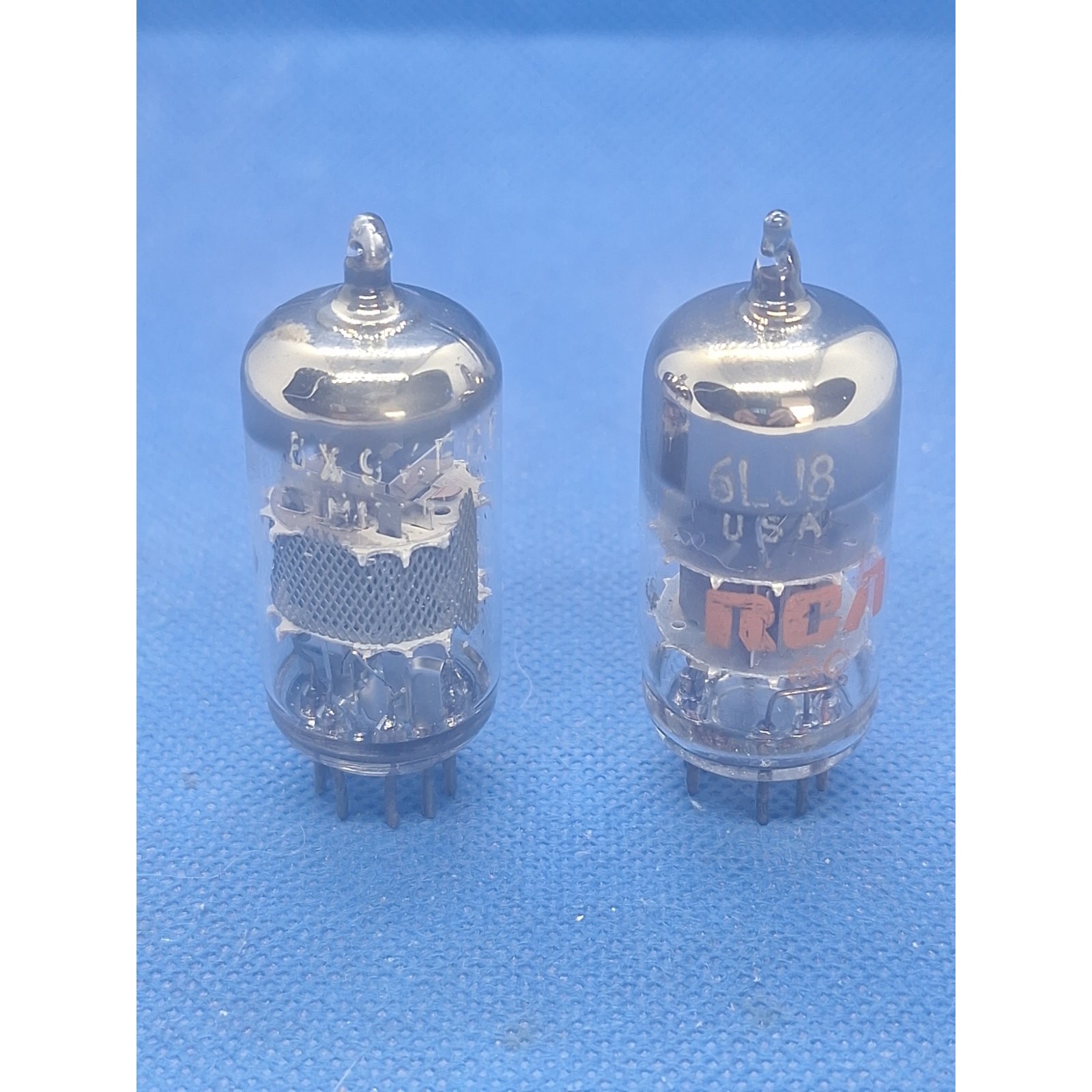 6LJ8 6X9 Vacuum Tube Pair Vintage Radio TV Electronics Untested Replacement