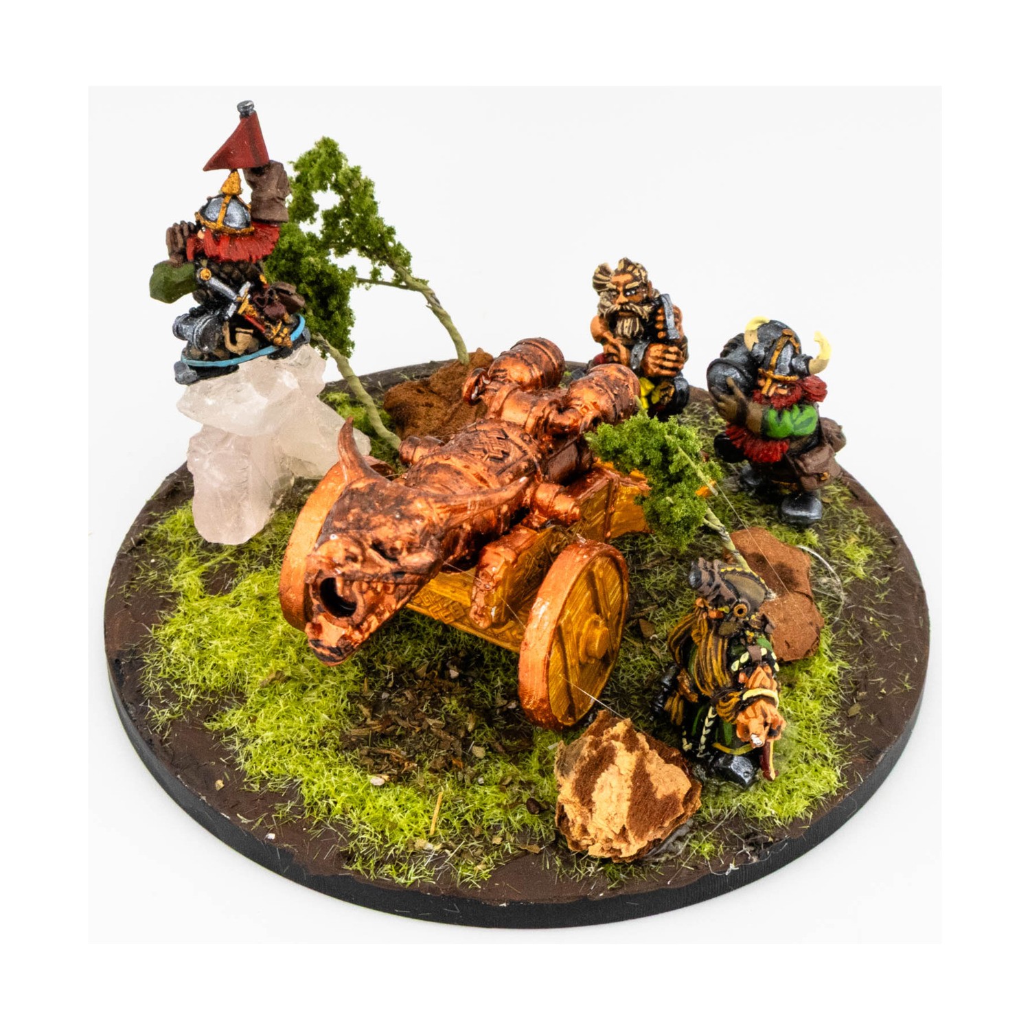 GW WHF Dwarfs Metal Flame Cannon w/Crew #5 NM