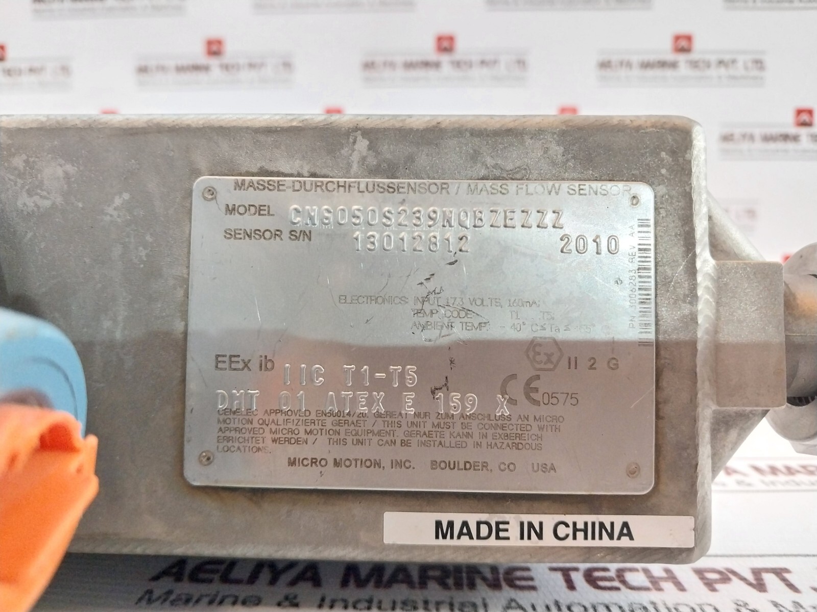 Micro-Motion CNG050S239NCAZEZZZ Mass Flow Sensor 20005824 Rev B