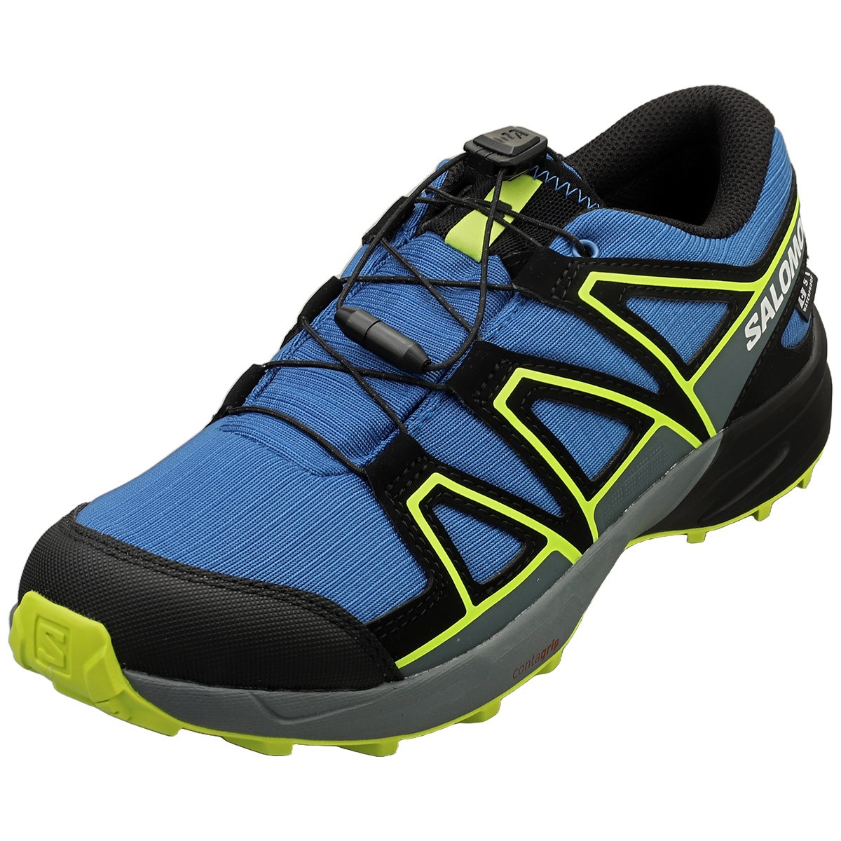 Salomon Speedcross Waterproof Unisex Fashion Sneakers in Blue Black