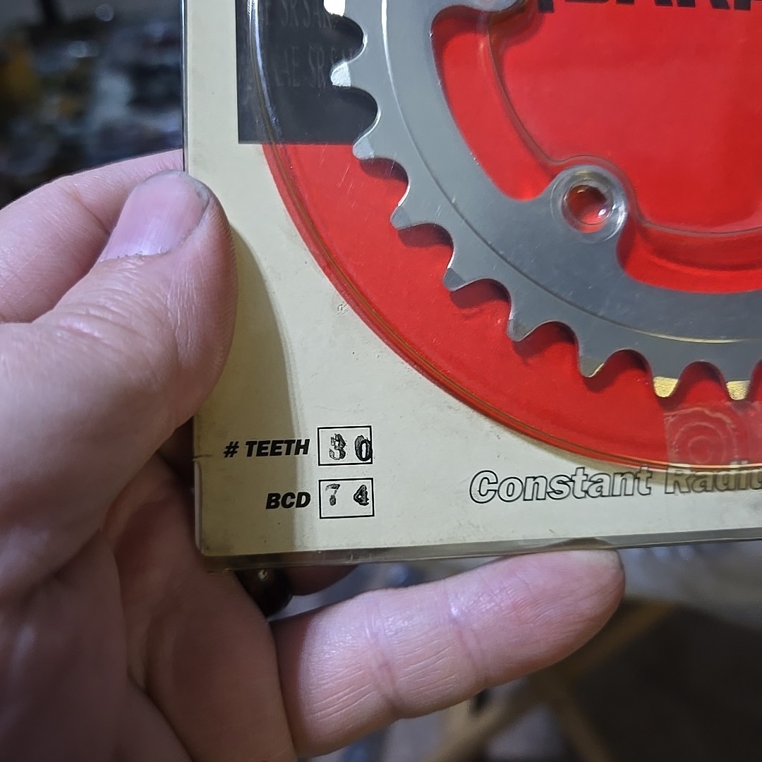 SR Sakae Roundtech Constant Radius Chainring 30t 74BCD NOS