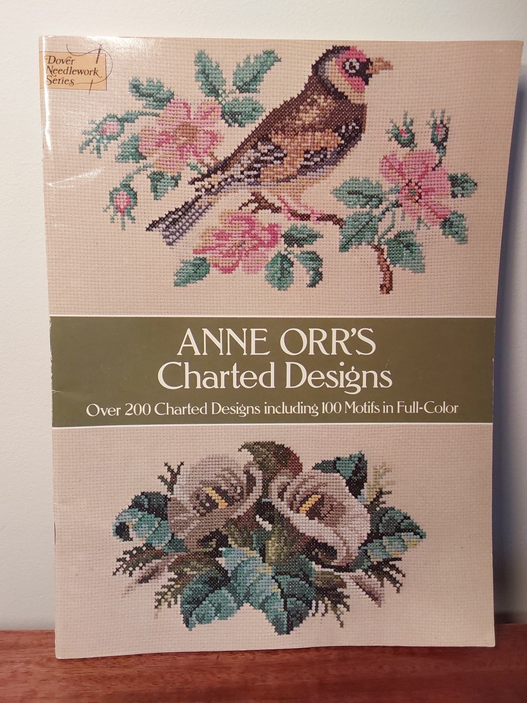 NEEDLEWORK soft COVER BOOK Ann Orr's  Over 200 CHARTED DESIGNS 1978 COPYRIGHT