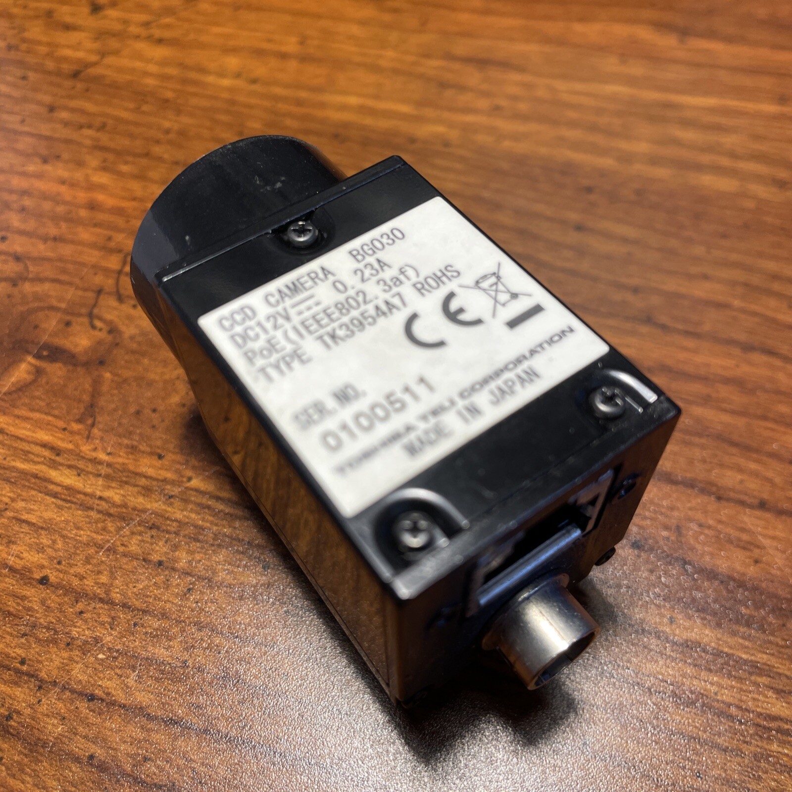 TOSHIBA Teli B/W CAMERA CCD BG030 Machine Vision FA quality inspection VGA