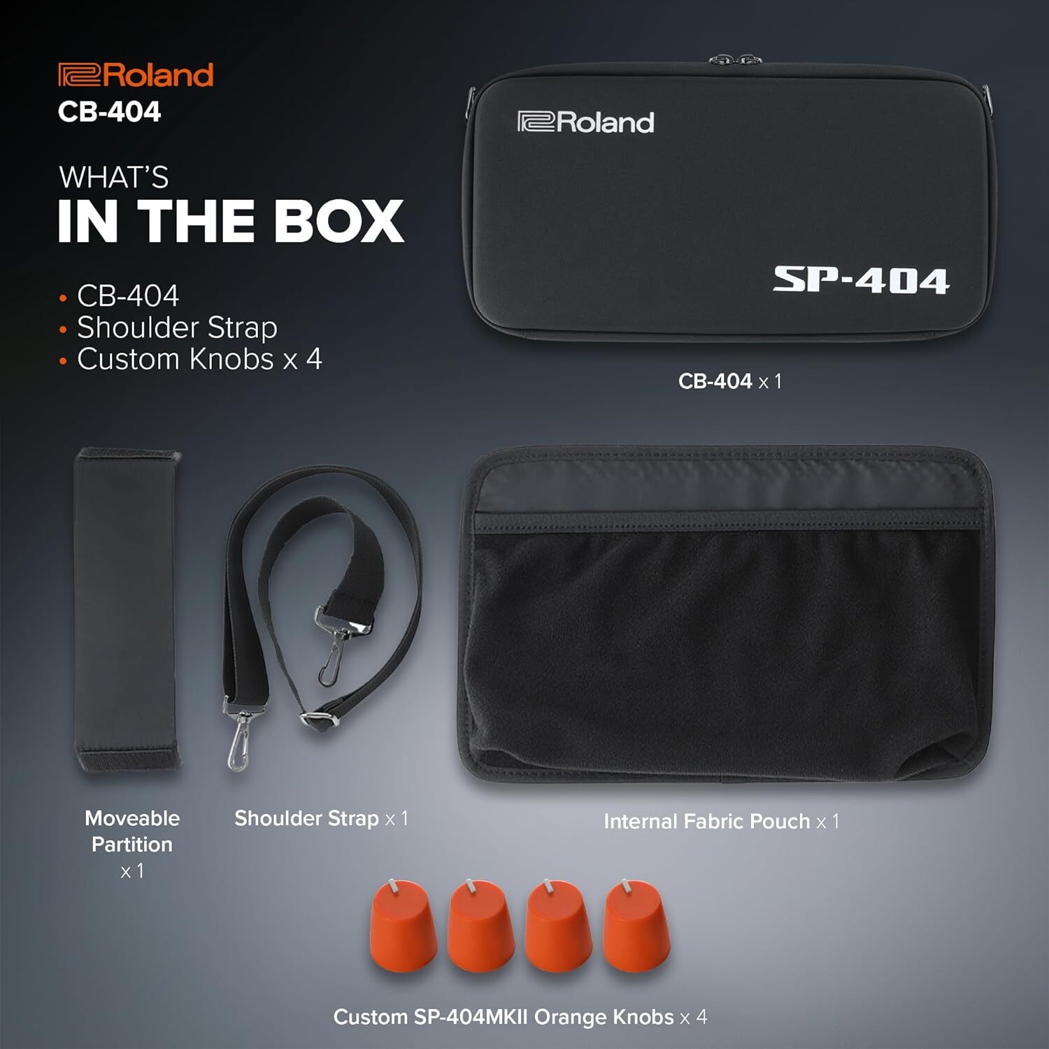 Carrying case for Roland CB-404 SP-404 series