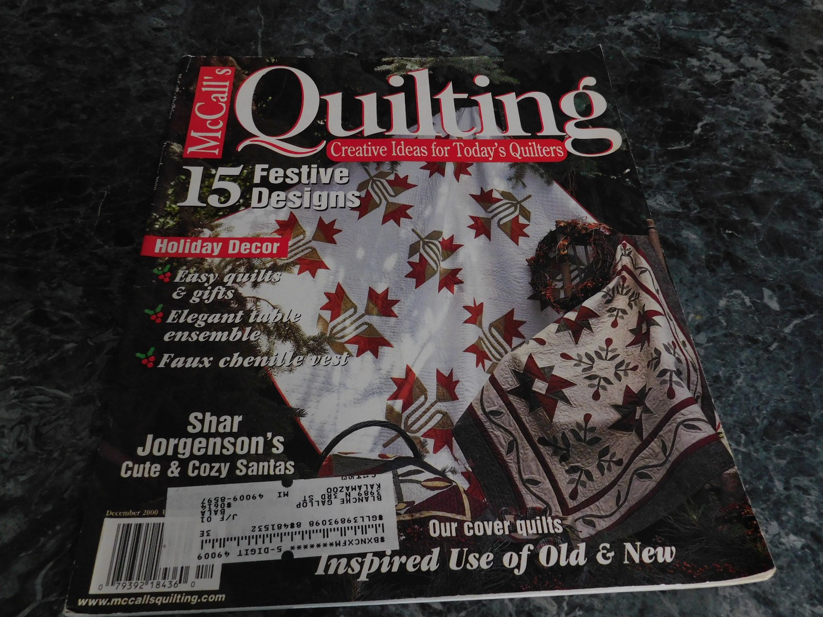 McCall's Quilting Magazine December 2000