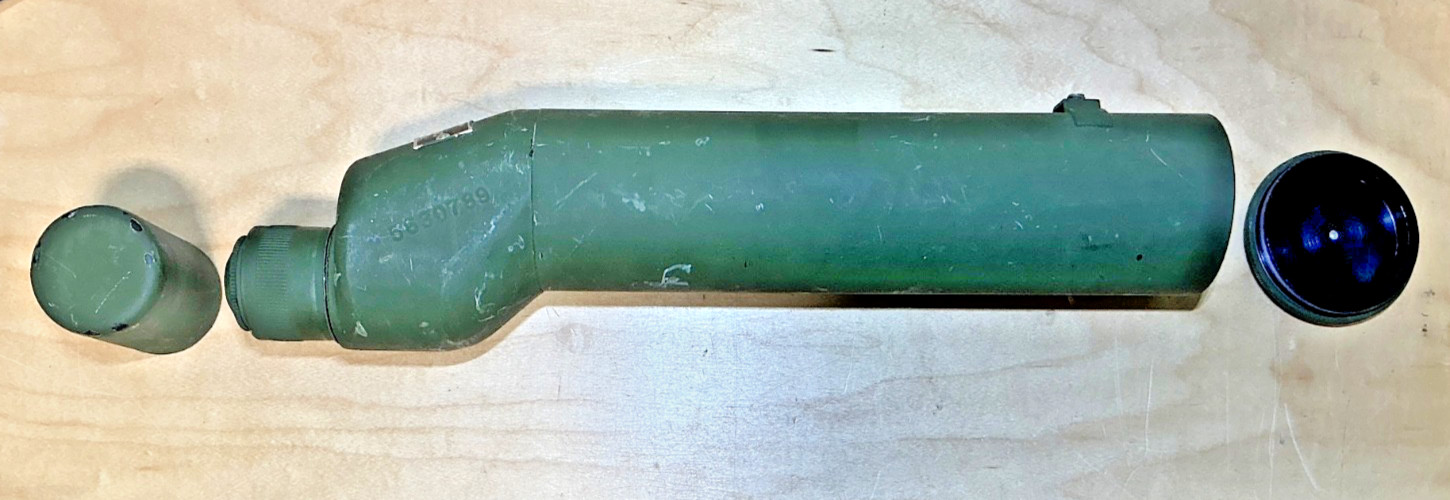 USMC Vintage 14.5” M49 20X Military Grade Observation Telescope, PN 5680789