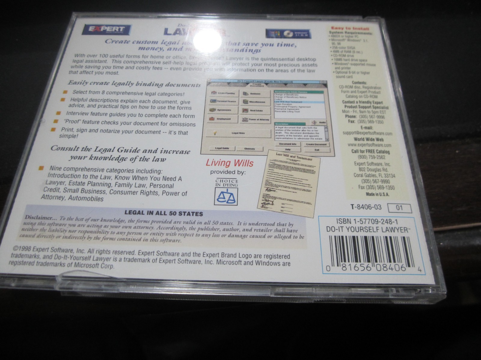 DO IT YOURSELF LAWYER BY EXPERT SOFTWARE