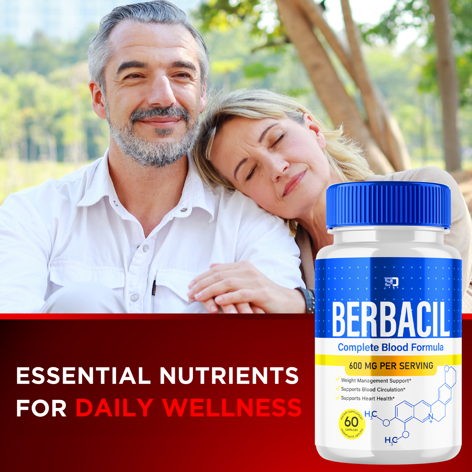 Berbacil Capsules - Promotes balanced blood sugar and pressure (2 Pack)