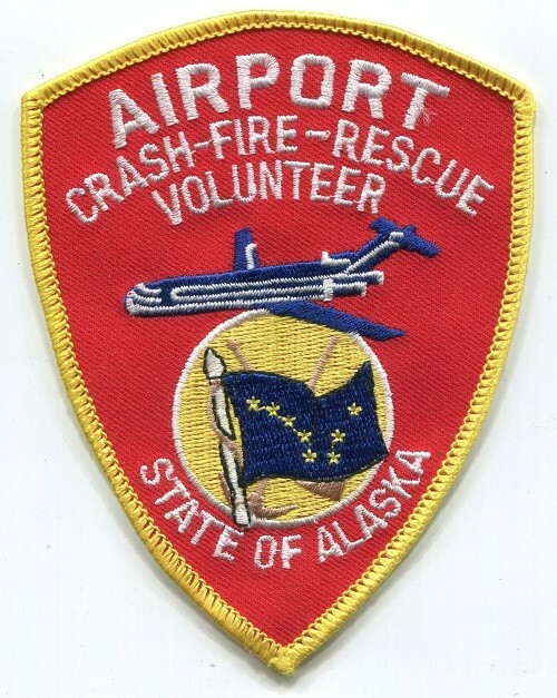 State of Alaska - Airport Crash-Fire-Rescue Vol. Patch (Emblem)