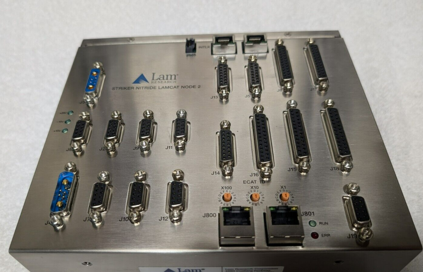 Lam Research Striker Nitride Lamcat Node 2 Control IP BOX 853-238123-207